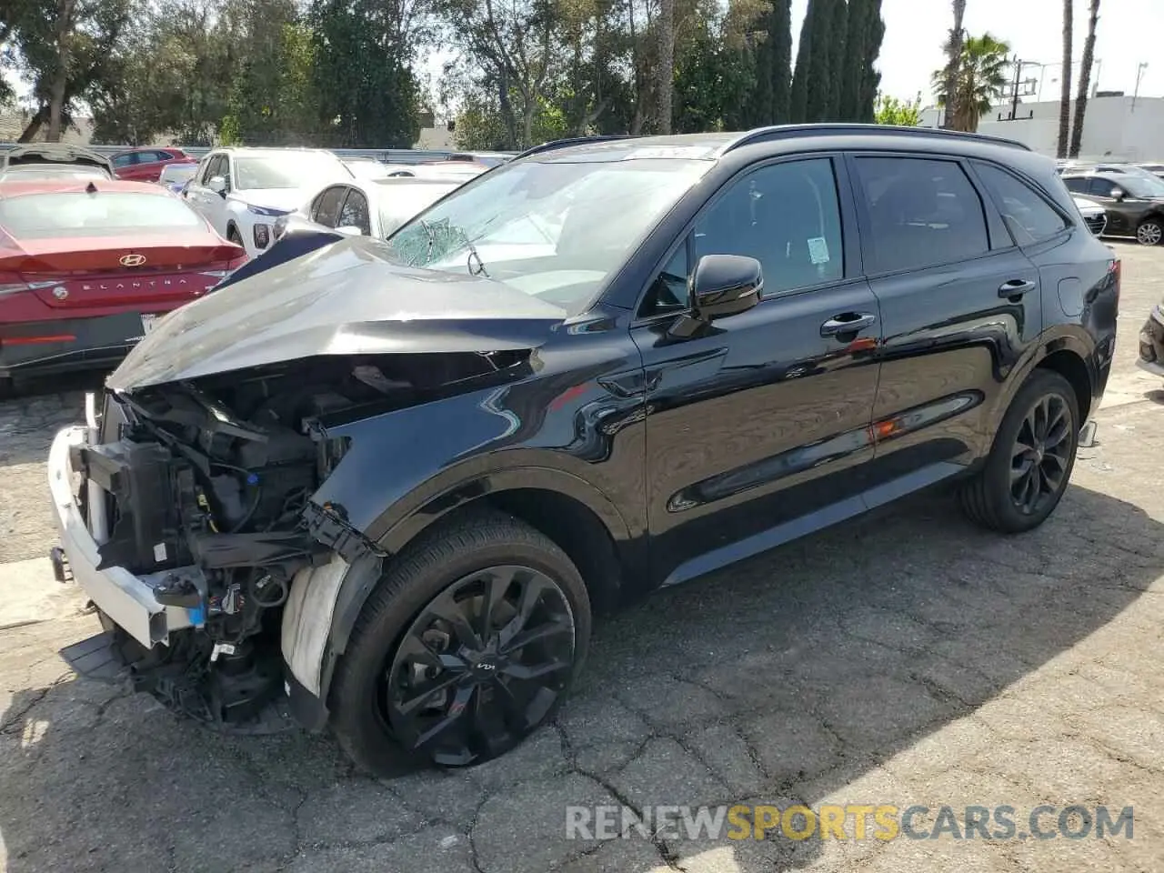 1 Photograph of a damaged car 5XYRKDLF3PG207608 KIA SORENTO 2023