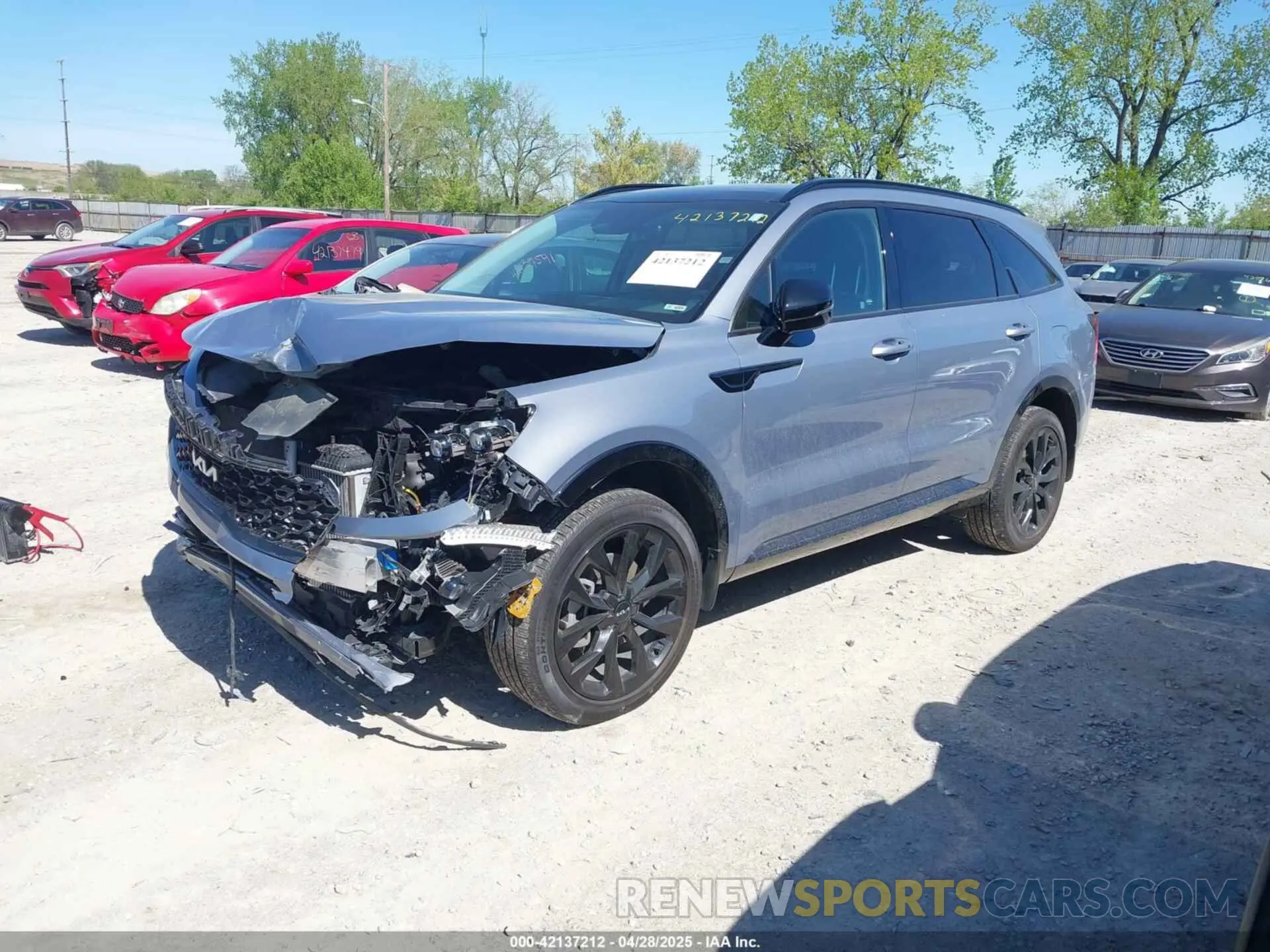 2 Photograph of a damaged car 5XYRKDLF7PG198363 KIA SORENTO 2023