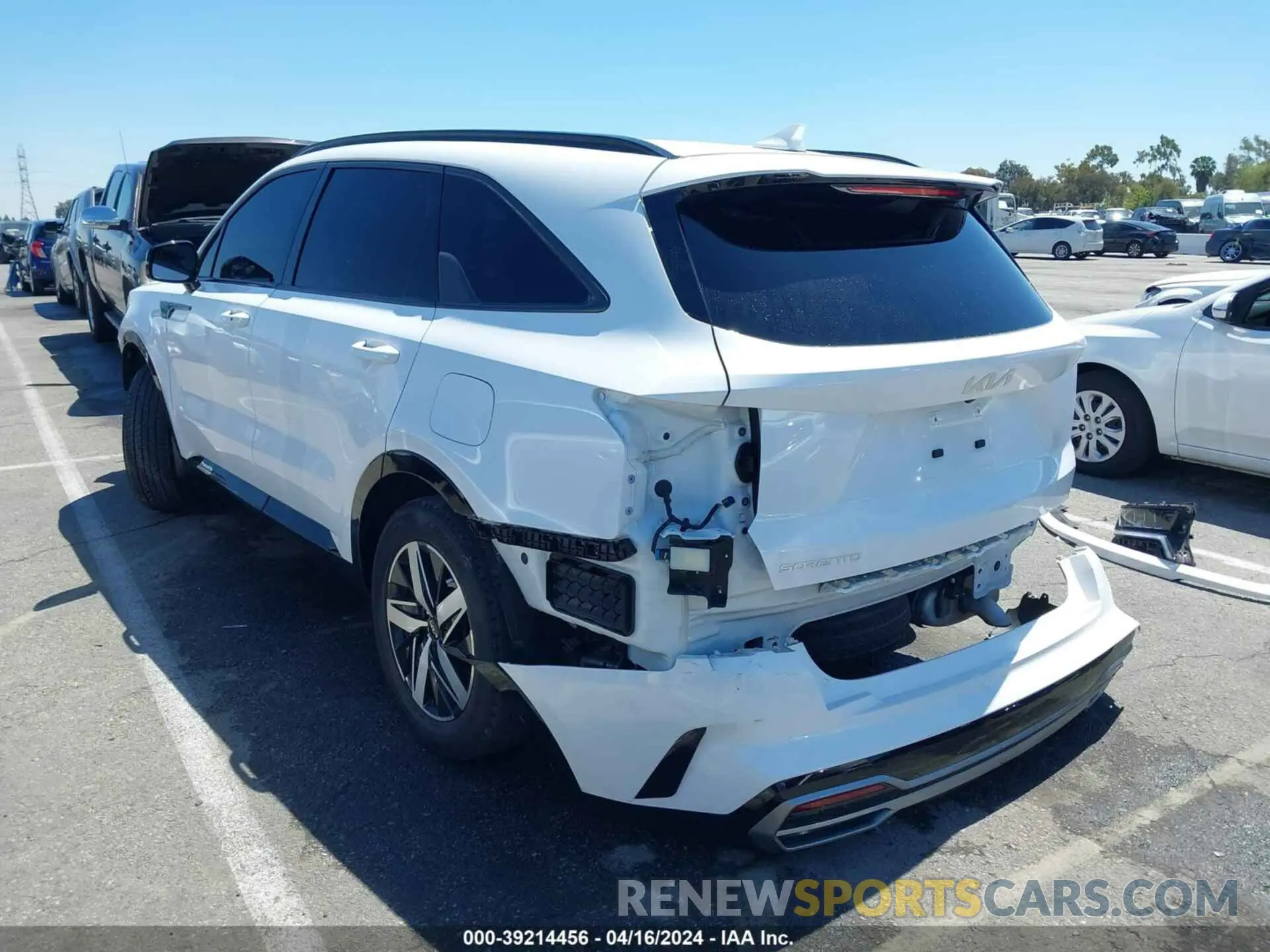 3 Photograph of a damaged car 5XYRL4LC0PG192505 KIA SORENTO 2023