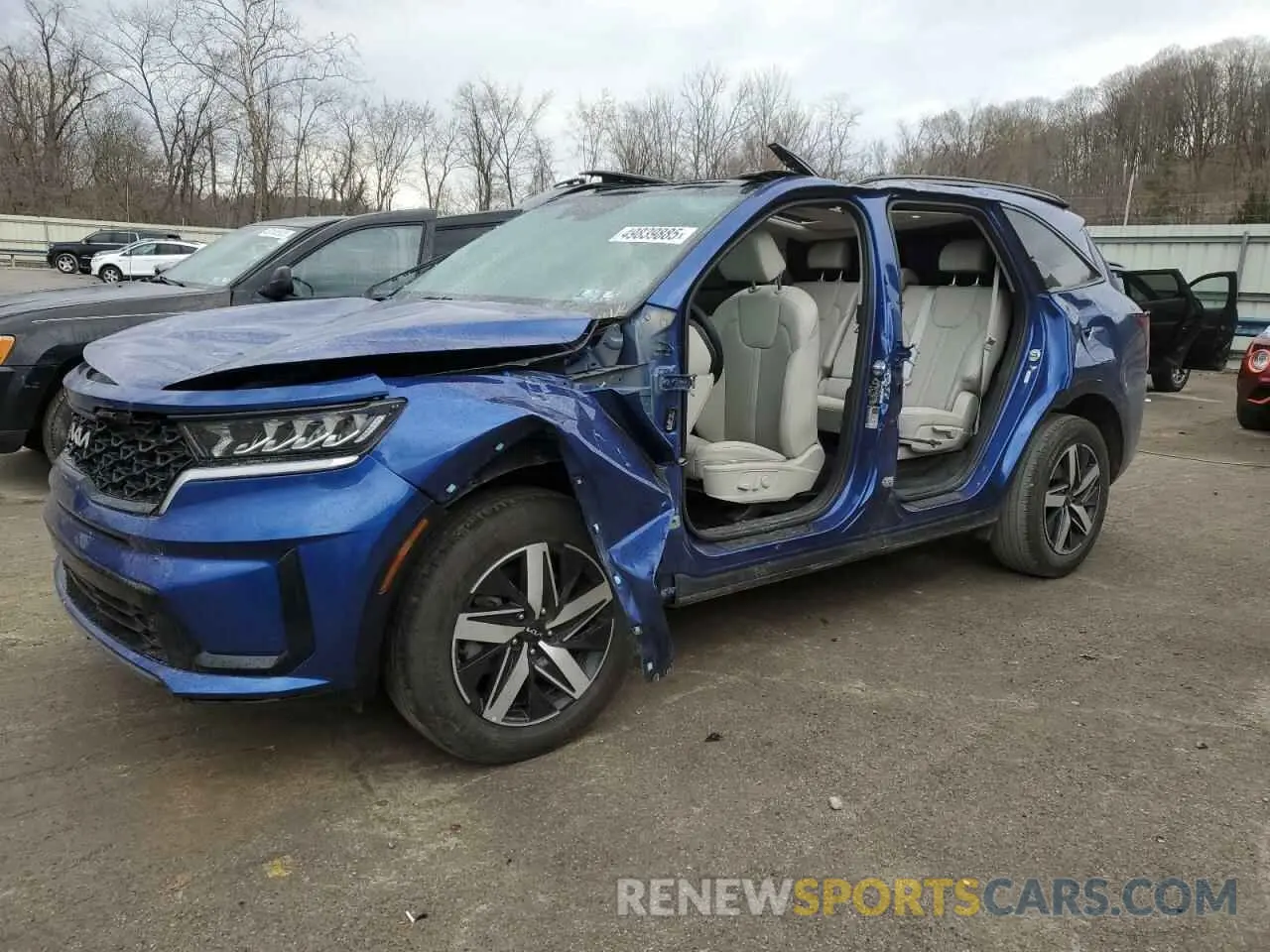 1 Photograph of a damaged car 5XYRL4LC0PG207049 KIA SORENTO 2023