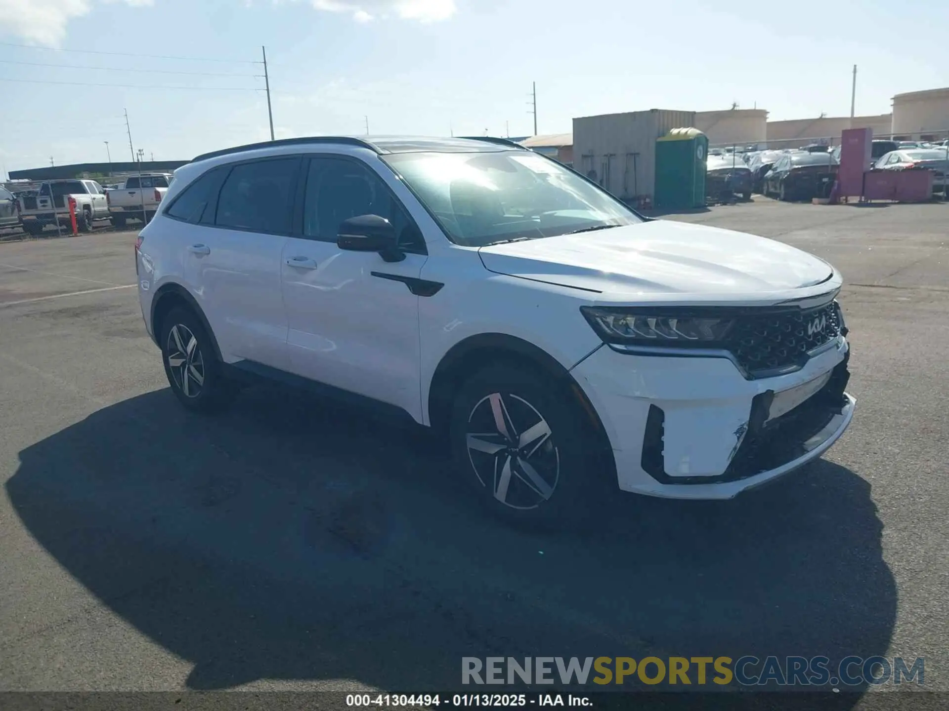 1 Photograph of a damaged car 5XYRL4LC2PG235483 KIA SORENTO 2023