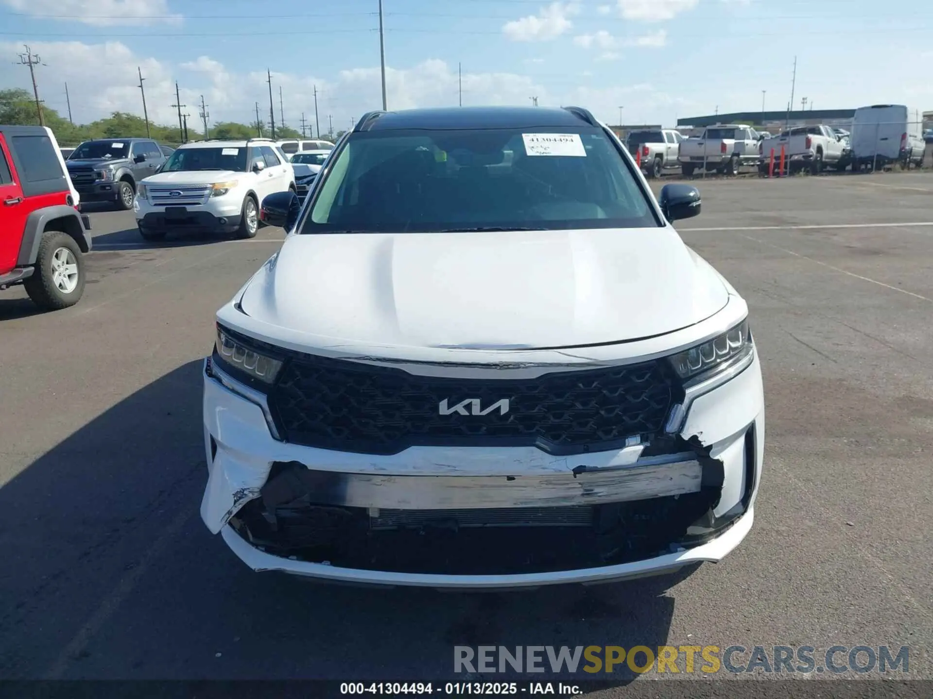 12 Photograph of a damaged car 5XYRL4LC2PG235483 KIA SORENTO 2023