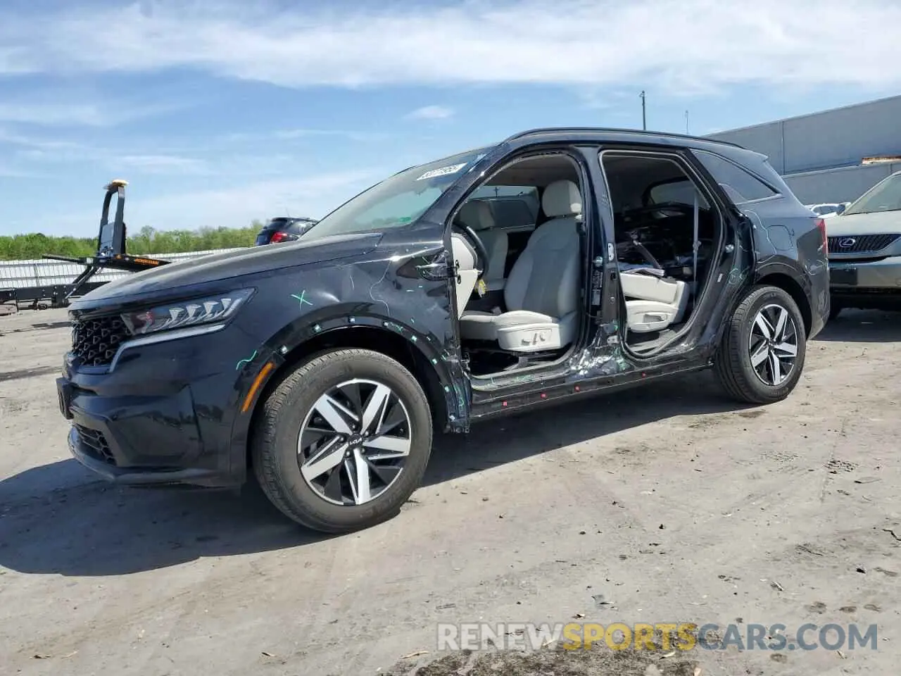 1 Photograph of a damaged car 5XYRL4LC2PG253014 KIA SORENTO 2023