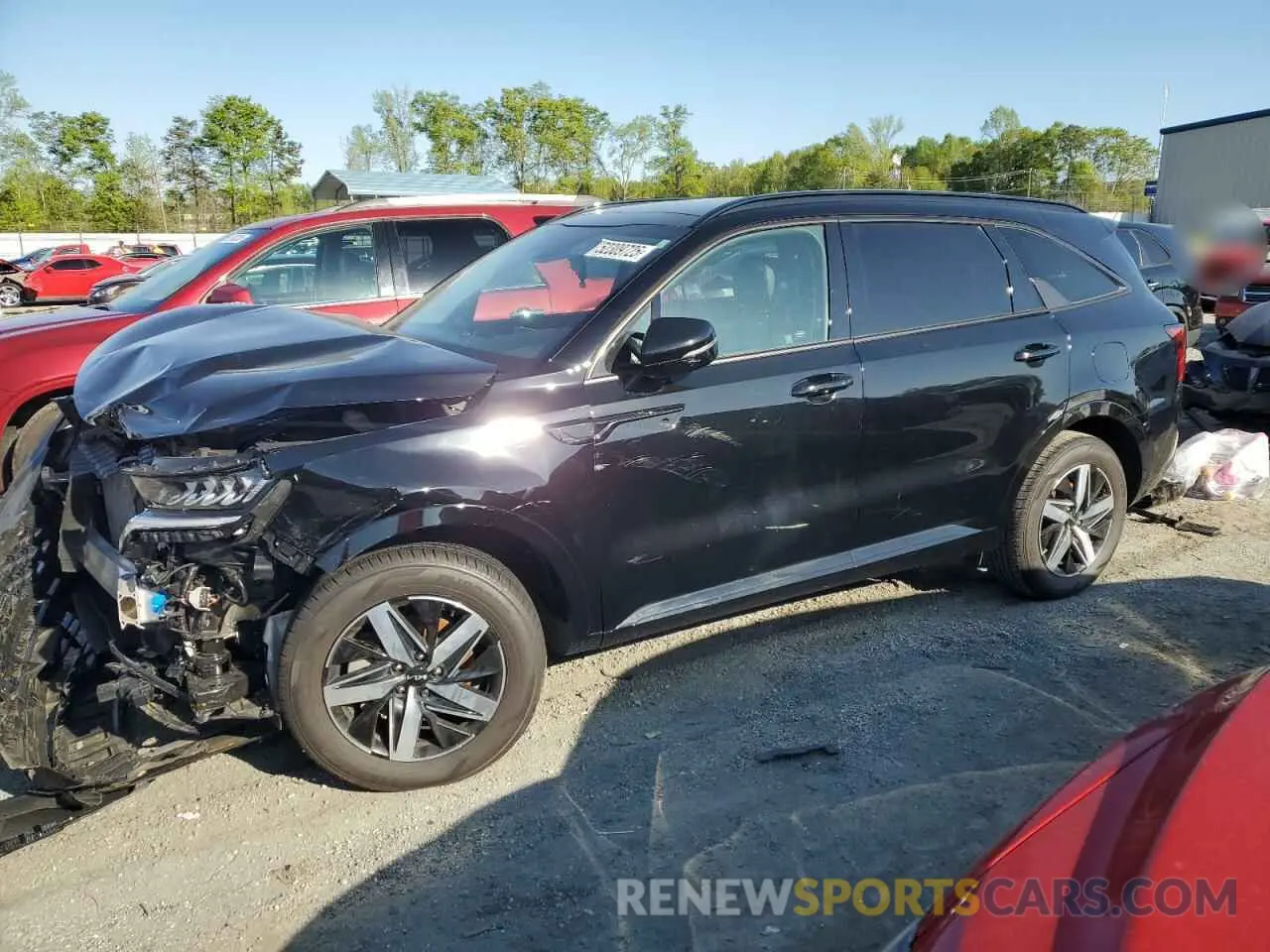 1 Photograph of a damaged car 5XYRL4LC5PG217060 KIA SORENTO 2023