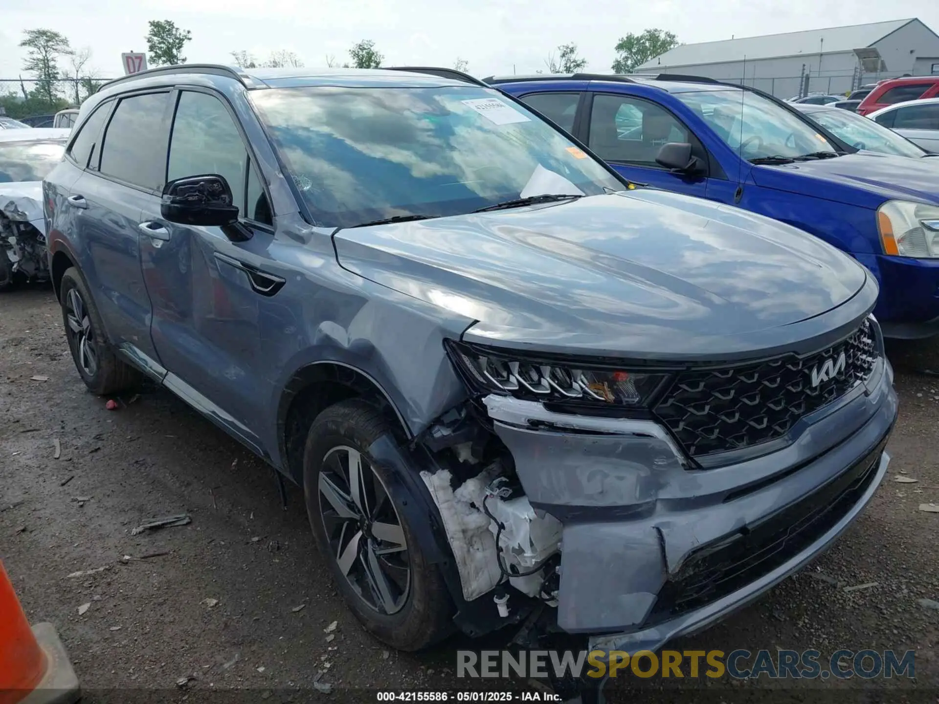 1 Photograph of a damaged car 5XYRL4LC9PG168459 KIA SORENTO 2023