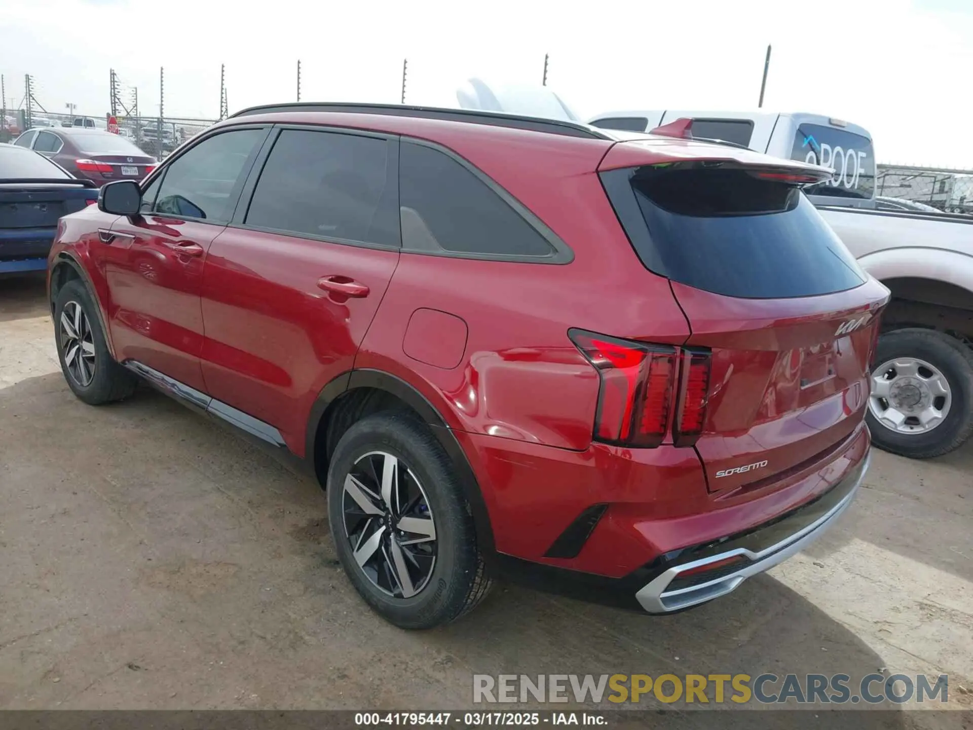 3 Photograph of a damaged car 5XYRL4LCXPG188008 KIA SORENTO 2023