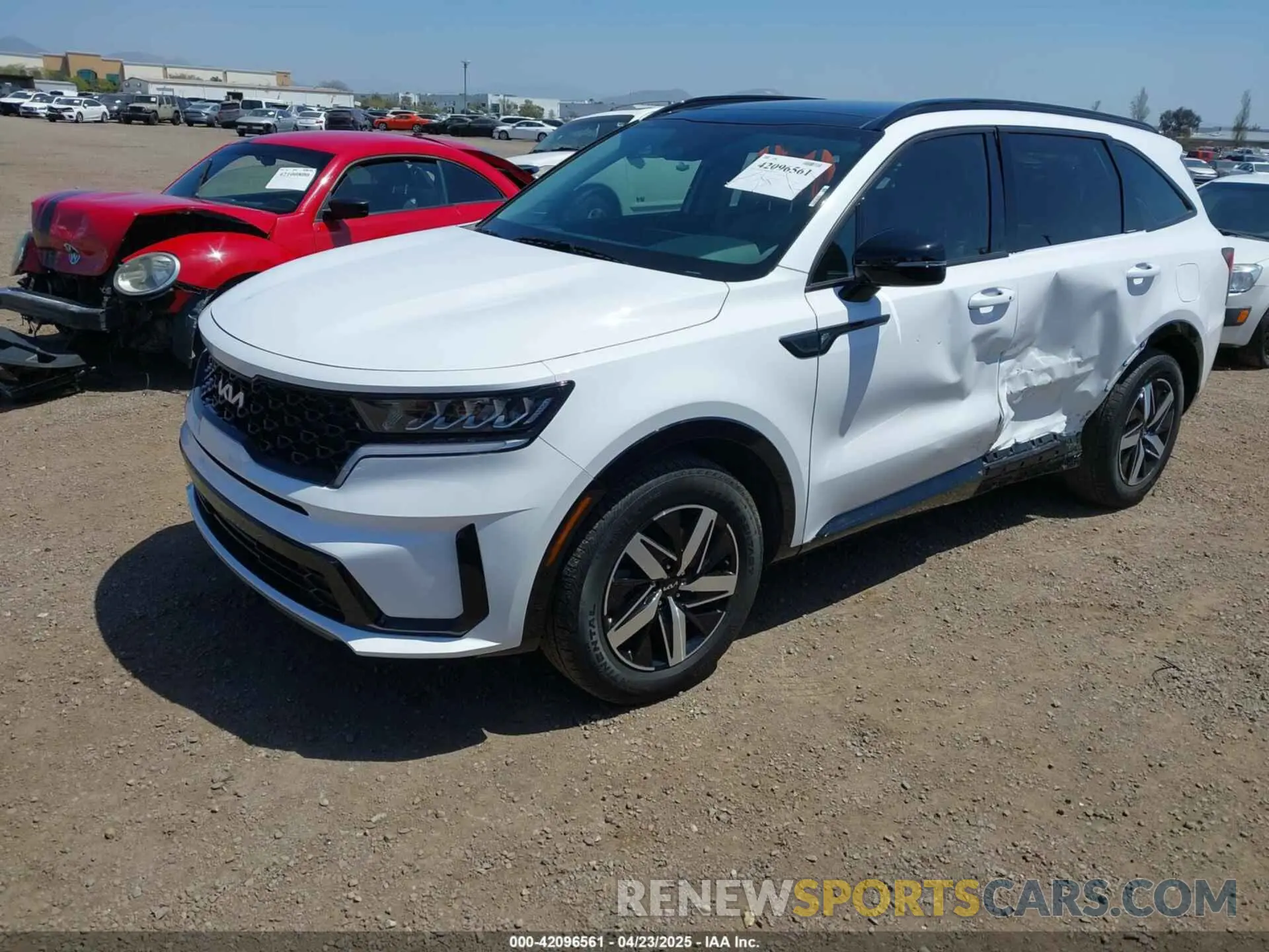 2 Photograph of a damaged car 5XYRL4LCXPG229608 KIA SORENTO 2023