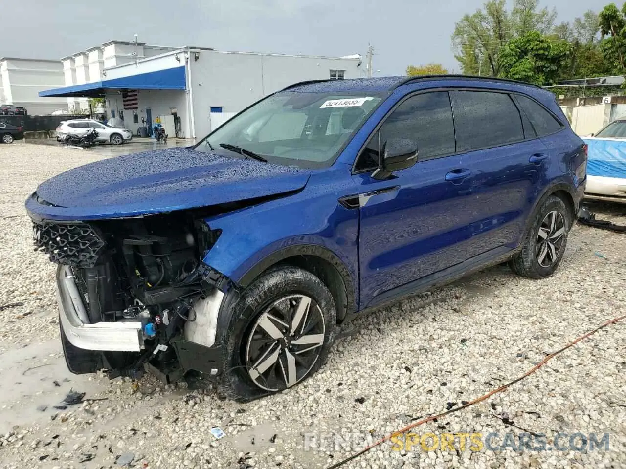 1 Photograph of a damaged car 5XYRL4LCXPG249292 KIA SORENTO 2023