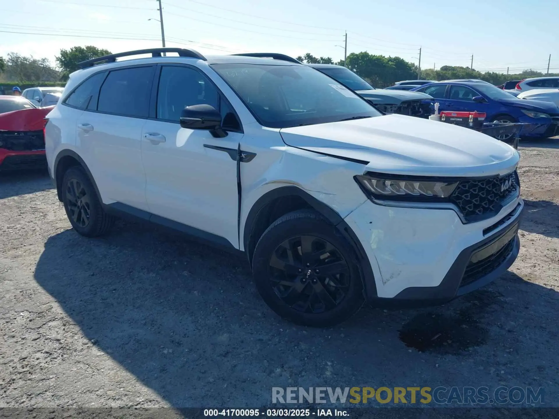 1 Photograph of a damaged car 5XYRLDLC7PG216279 KIA SORENTO 2023