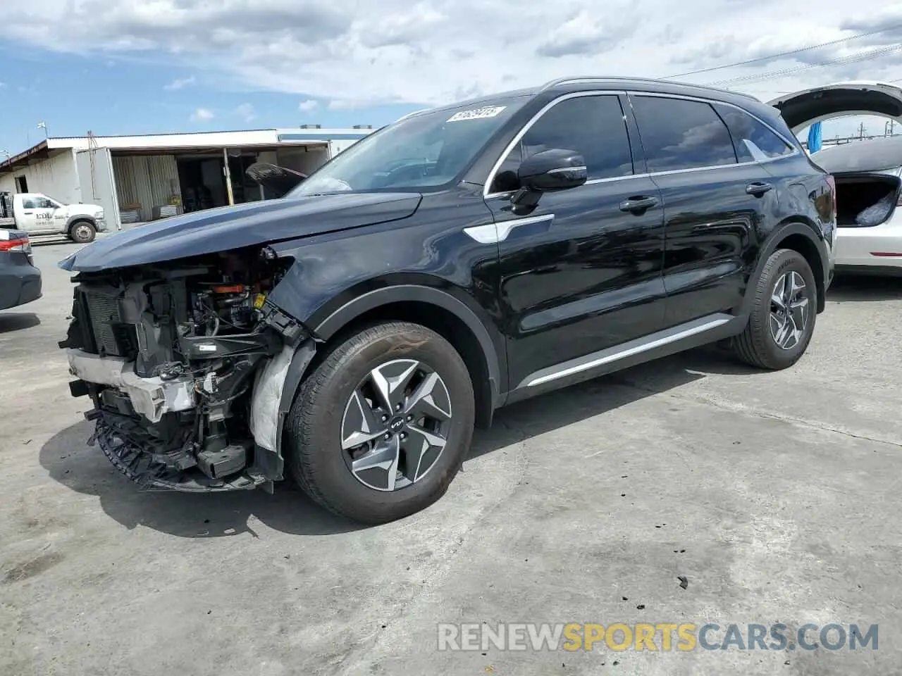 1 Photograph of a damaged car KNDRH4LGXP5199166 KIA SORENTO 2023