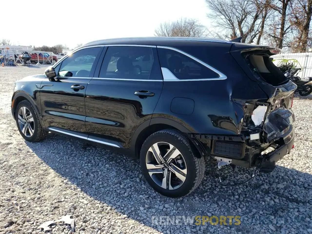 2 Photograph of a damaged car KNDRHDLG2P5213335 KIA SORENTO 2023