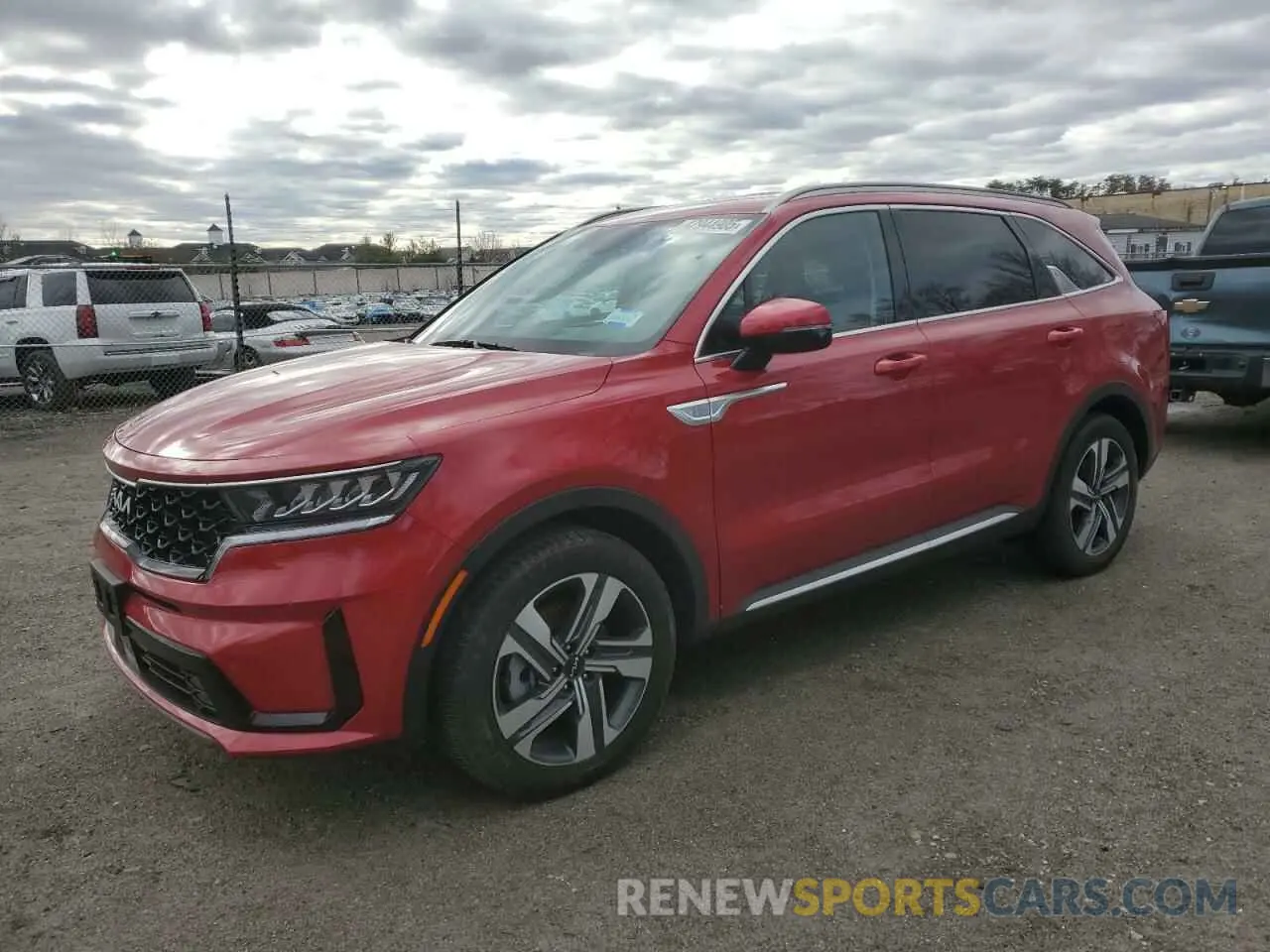 1 Photograph of a damaged car KNDRHDLG7P5201374 KIA SORENTO 2023