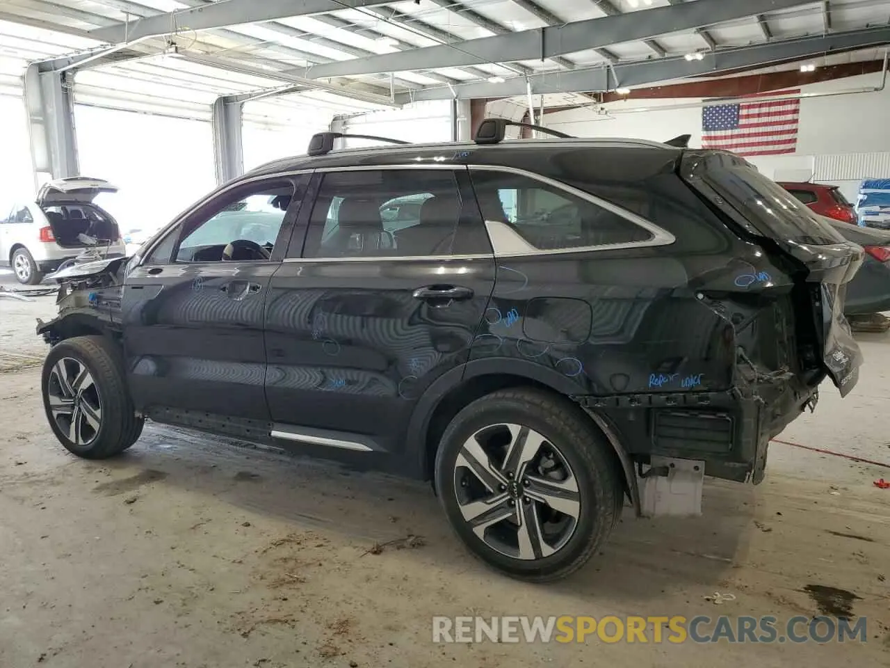 2 Photograph of a damaged car KNDRHDLG8P5166926 KIA SORENTO 2023