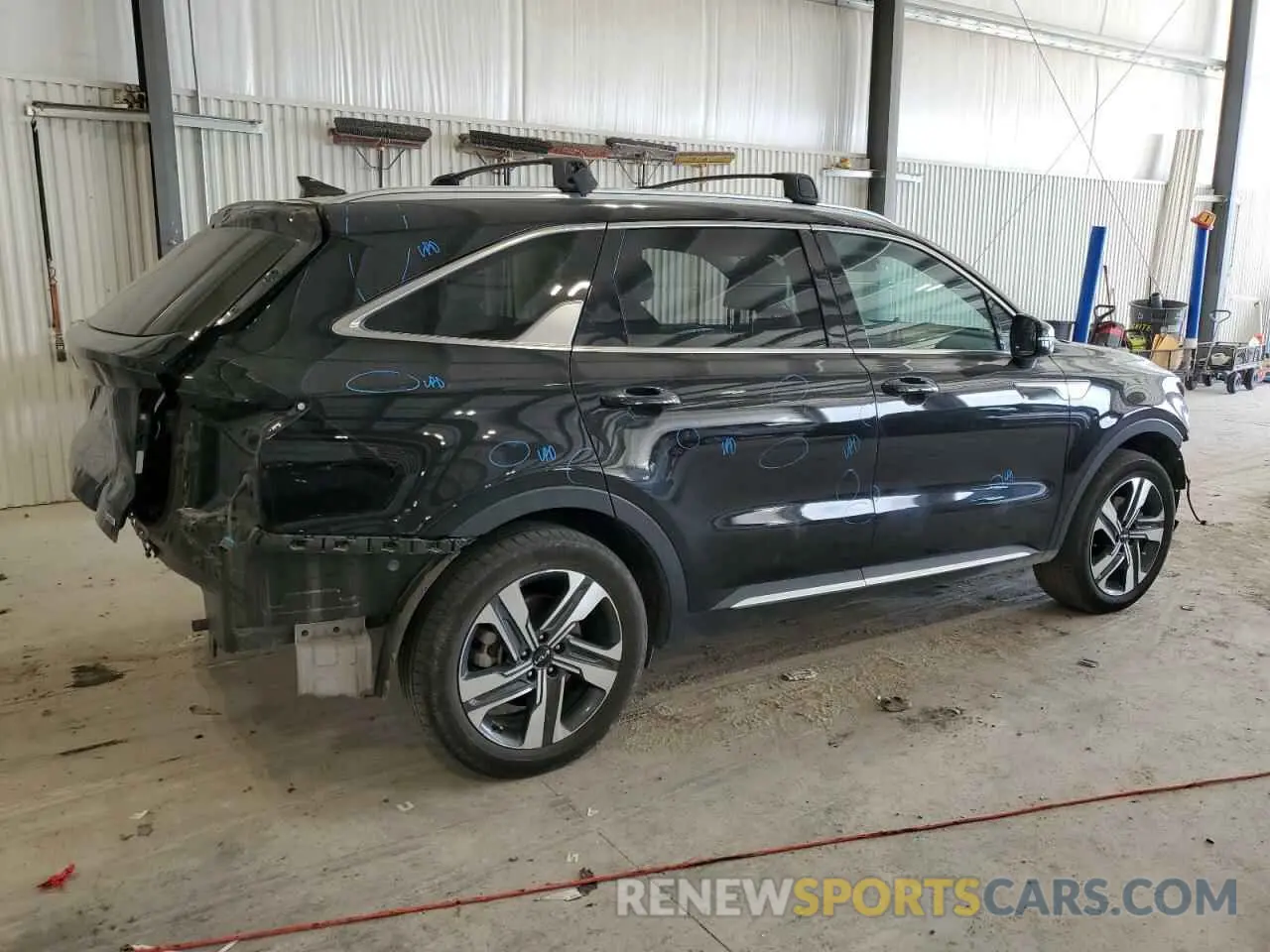 3 Photograph of a damaged car KNDRHDLG8P5166926 KIA SORENTO 2023