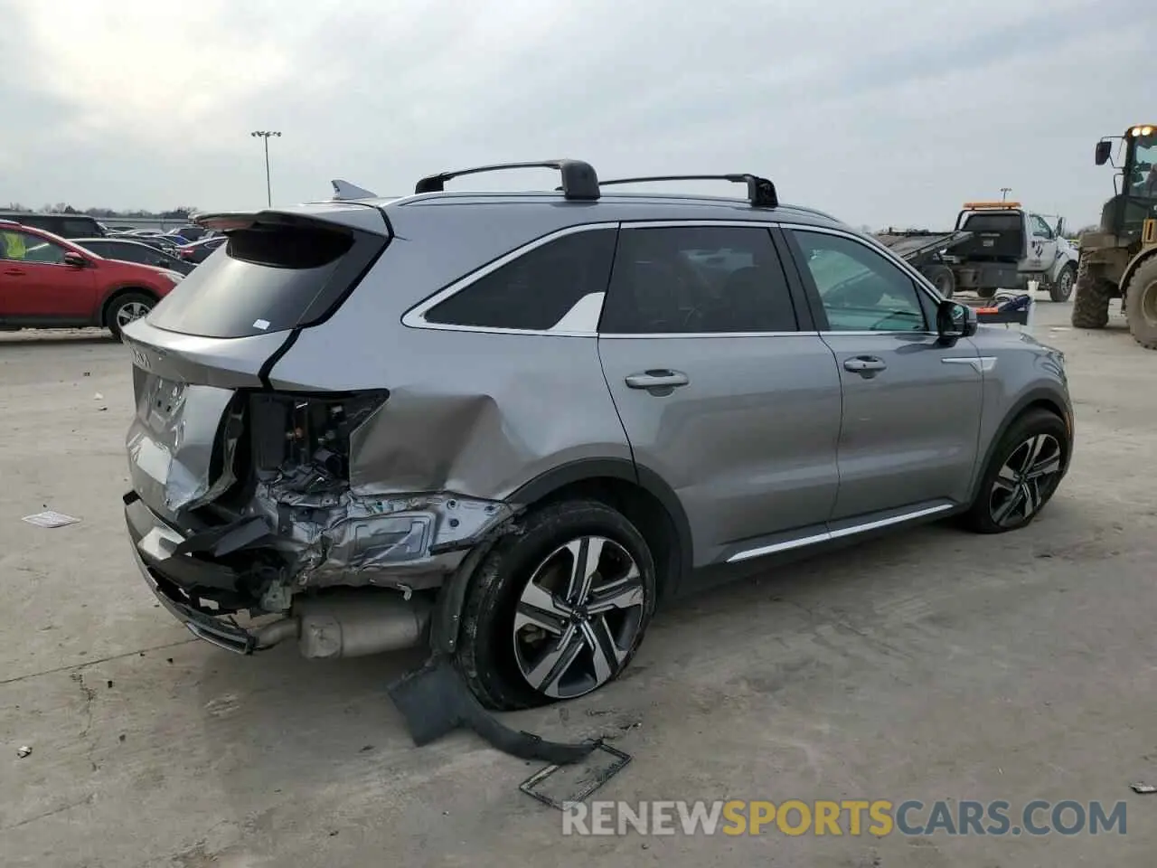 3 Photograph of a damaged car KNDRHDLG9P5223960 KIA SORENTO 2023