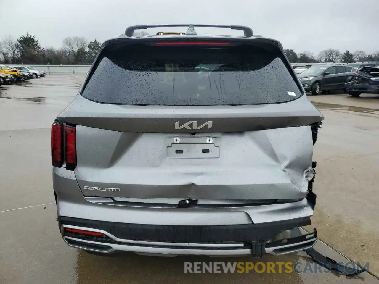 6 Photograph of a damaged car KNDRHDLG9P5223960 KIA SORENTO 2023