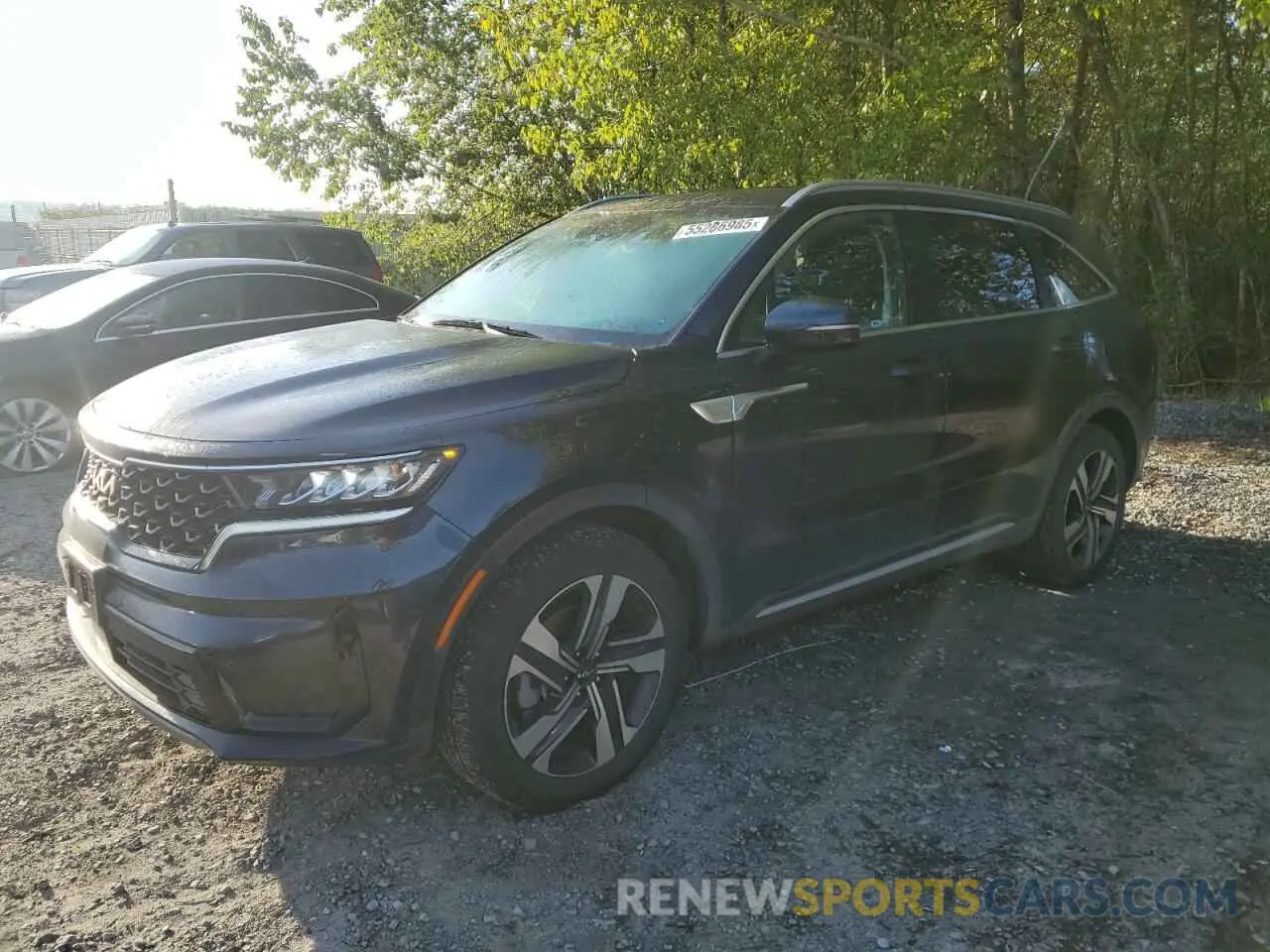 1 Photograph of a damaged car KNDRHDLGXP5187888 KIA SORENTO 2023