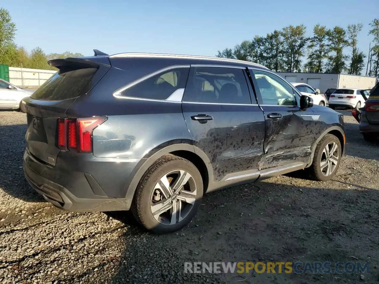 3 Photograph of a damaged car KNDRHDLGXP5187888 KIA SORENTO 2023