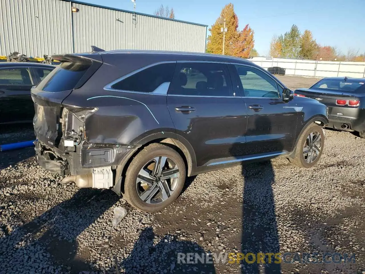 3 Photograph of a damaged car KNDRKDLG6P5194371 KIA SORENTO 2023