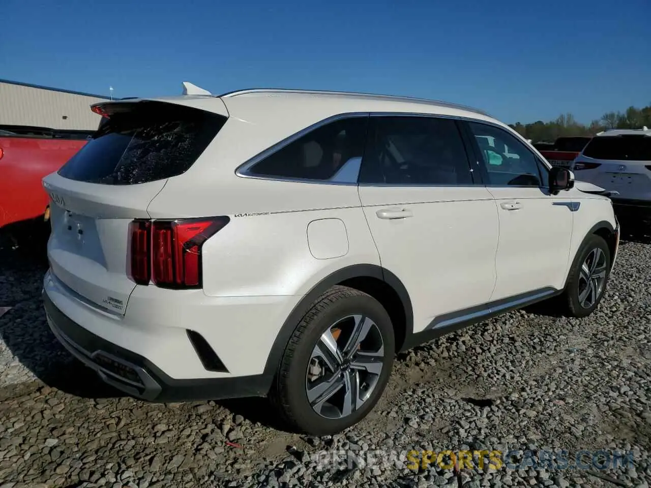 3 Photograph of a damaged car KNDRMDLH1P5213704 KIA SORENTO 2023