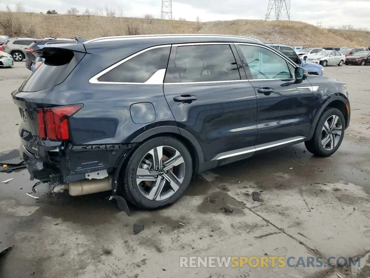 3 Photograph of a damaged car KNDRMDLH7P5201542 KIA SORENTO 2023