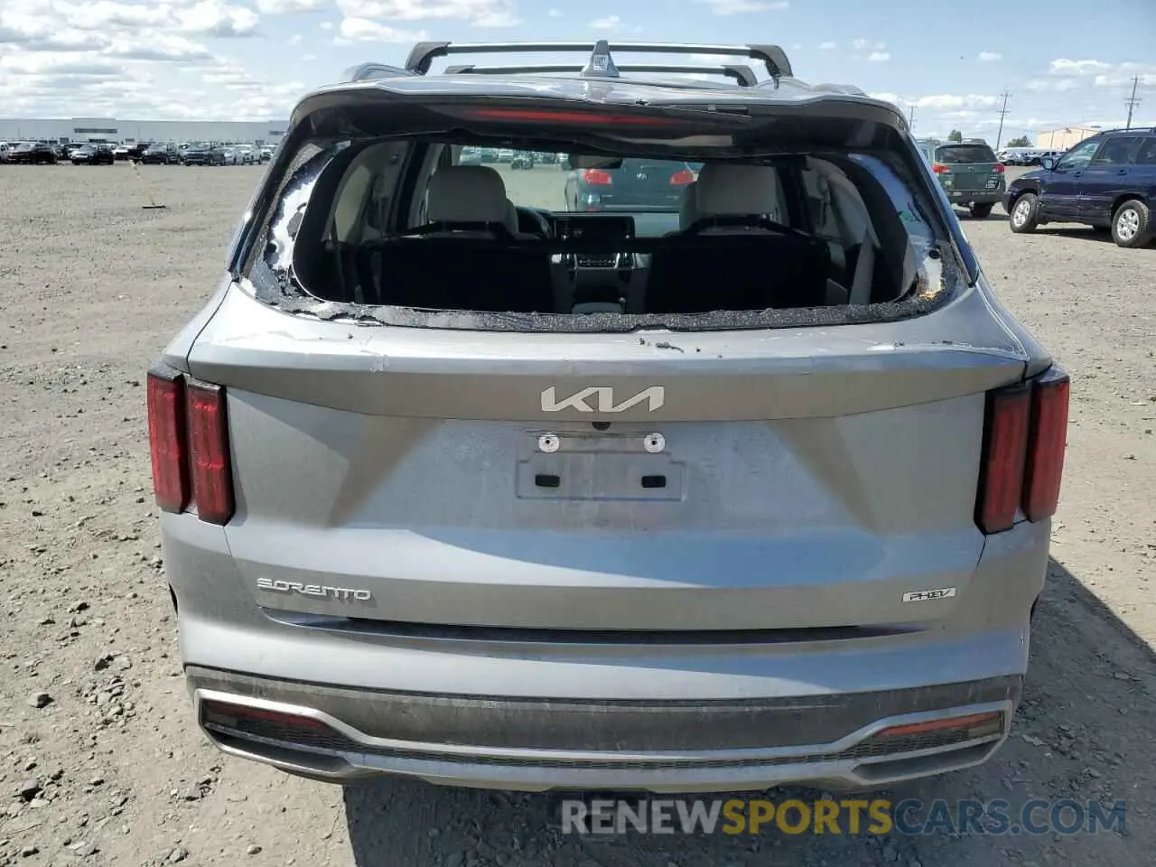 6 Photograph of a damaged car KNDRMDLHXP5165023 KIA SORENTO 2023