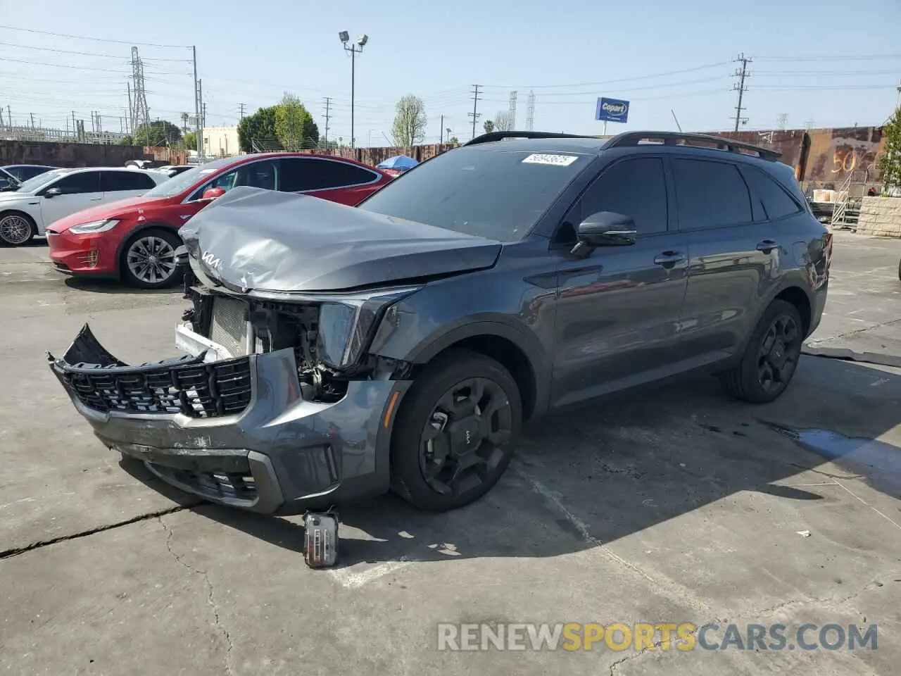 1 Photograph of a damaged car 5XYRHDJF9RG260902 KIA SORENTO 2024