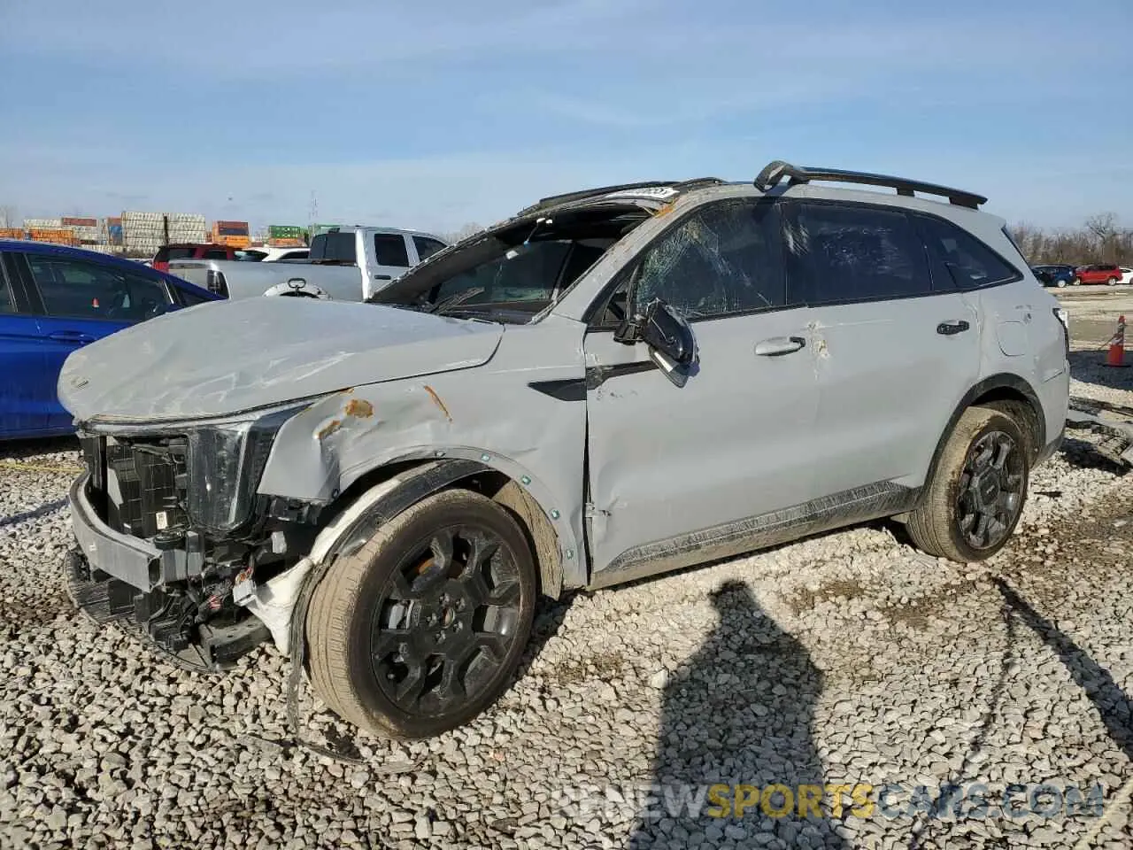 1 Photograph of a damaged car 5XYRKDJF3RG287806 KIA SORENTO 2024
