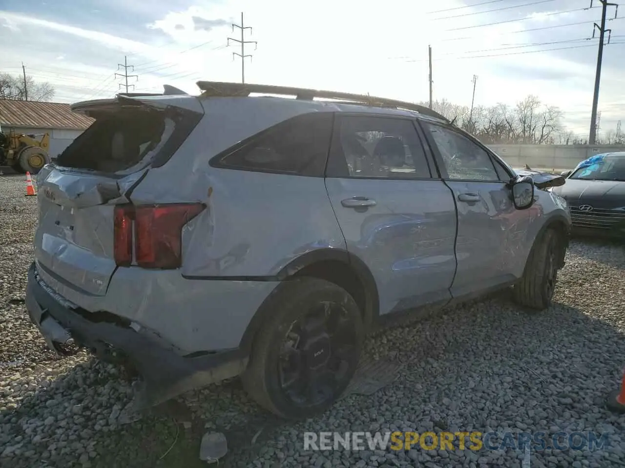 3 Photograph of a damaged car 5XYRKDJF3RG287806 KIA SORENTO 2024