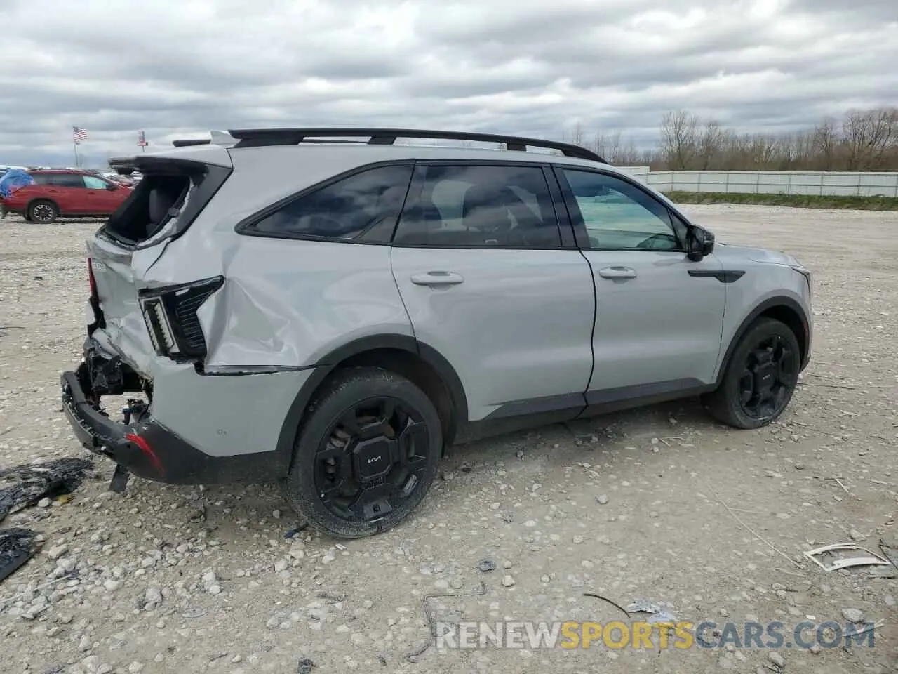 3 Photograph of a damaged car 5XYRKDJF4RG306783 KIA SORENTO 2024
