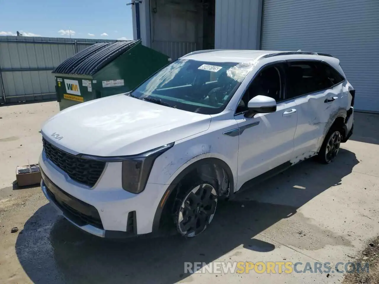 1 Photograph of a damaged car 5XYRL4JC4RG287168 KIA SORENTO 2024