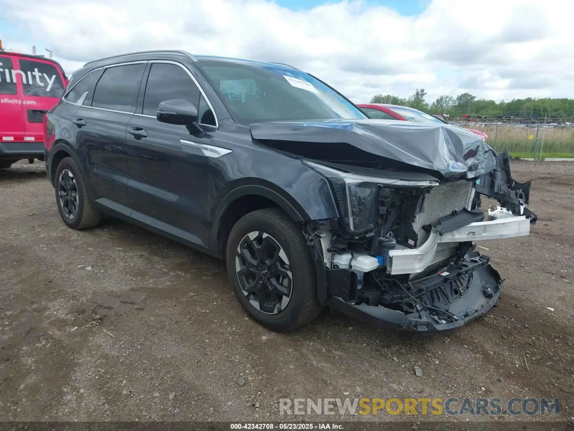 1 Photograph of a damaged car 5XYRL4JCXRG255938 KIA SORENTO 2024