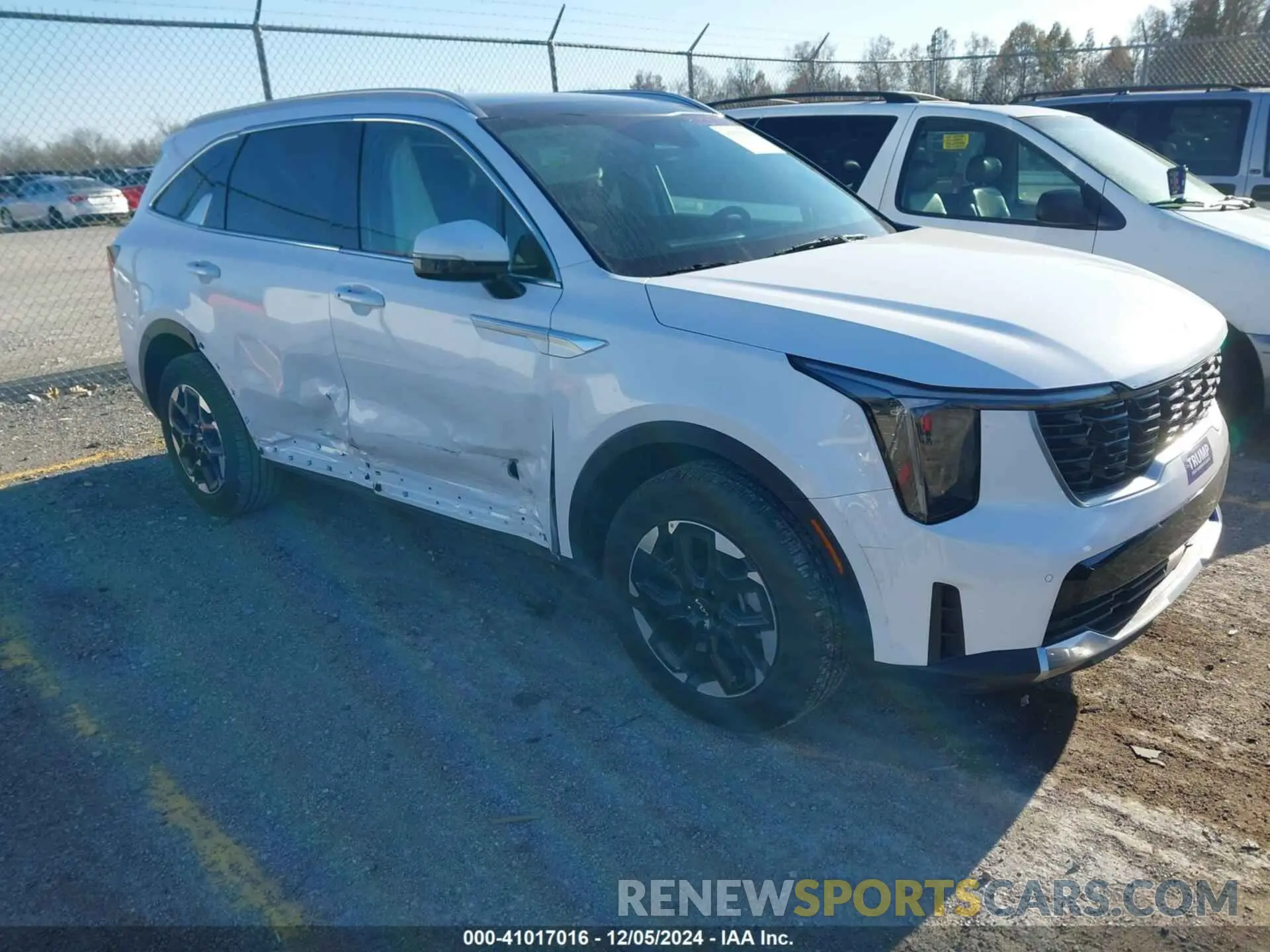 1 Photograph of a damaged car 5XYRLDJC5RG281928 KIA SORENTO 2024