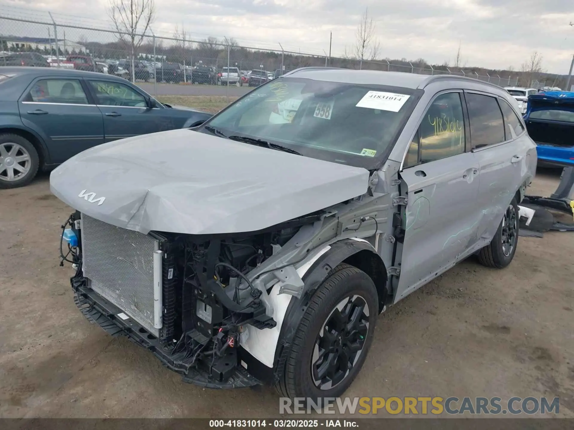 2 Photograph of a damaged car 5XYRLDJC9RG258376 KIA SORENTO 2024