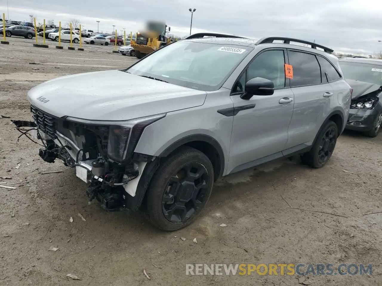 1 Photograph of a damaged car 5XYRHDJF4SG347726 KIA SORENTO 2025