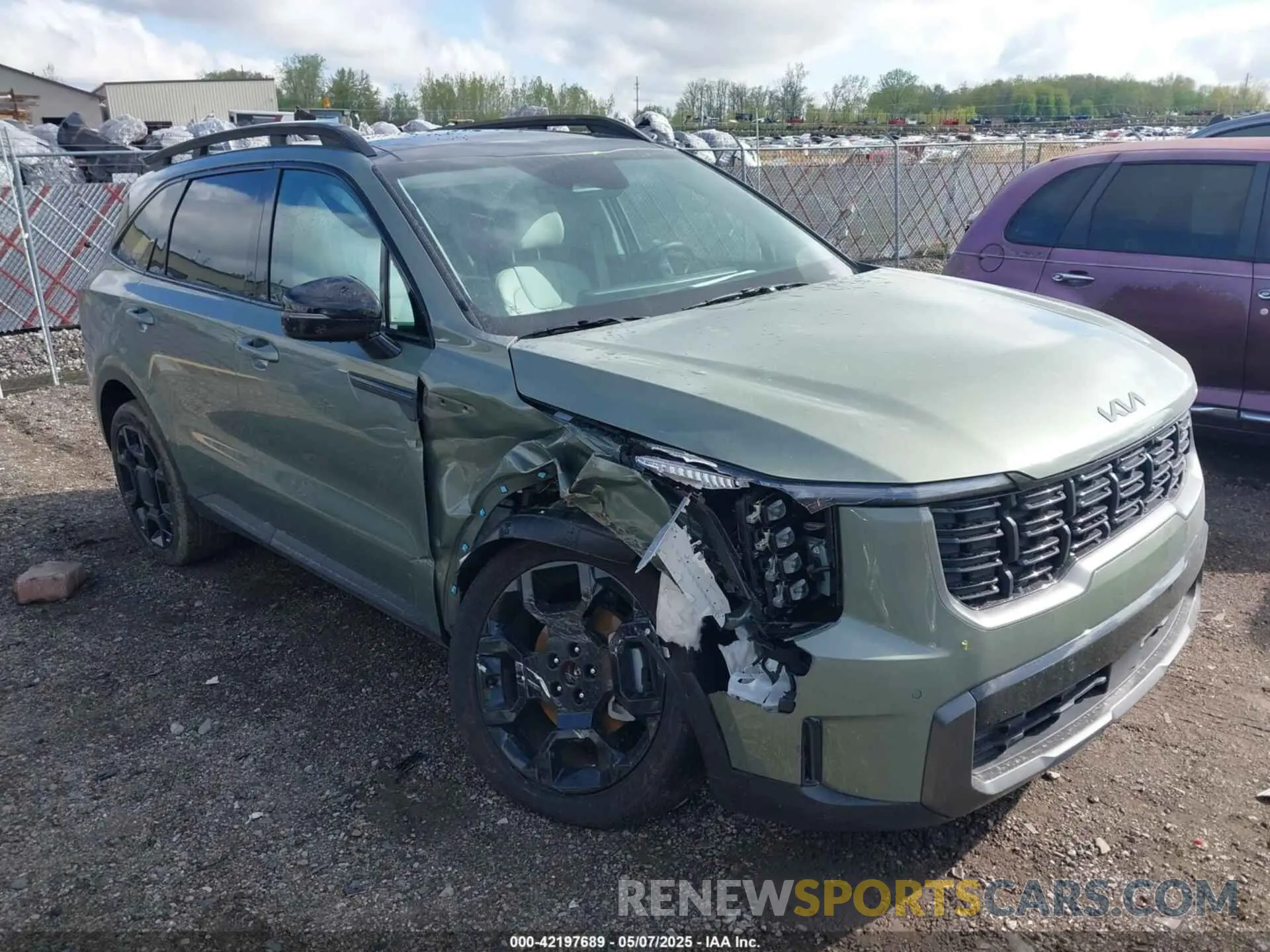 1 Photograph of a damaged car 5XYRHDJFXSG324953 KIA SORENTO 2025