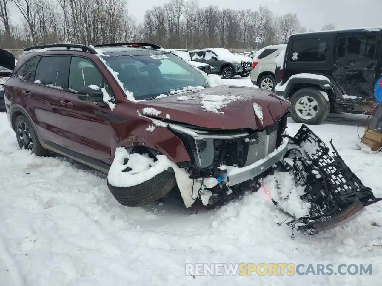 4 Photograph of a damaged car 5XYRKDJF4SG317711 KIA SORENTO 2025