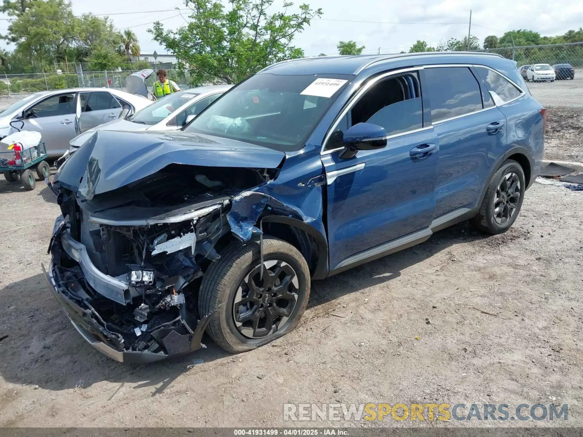 2 Photograph of a damaged car 5XYRL4JC5SG326761 KIA SORENTO 2025