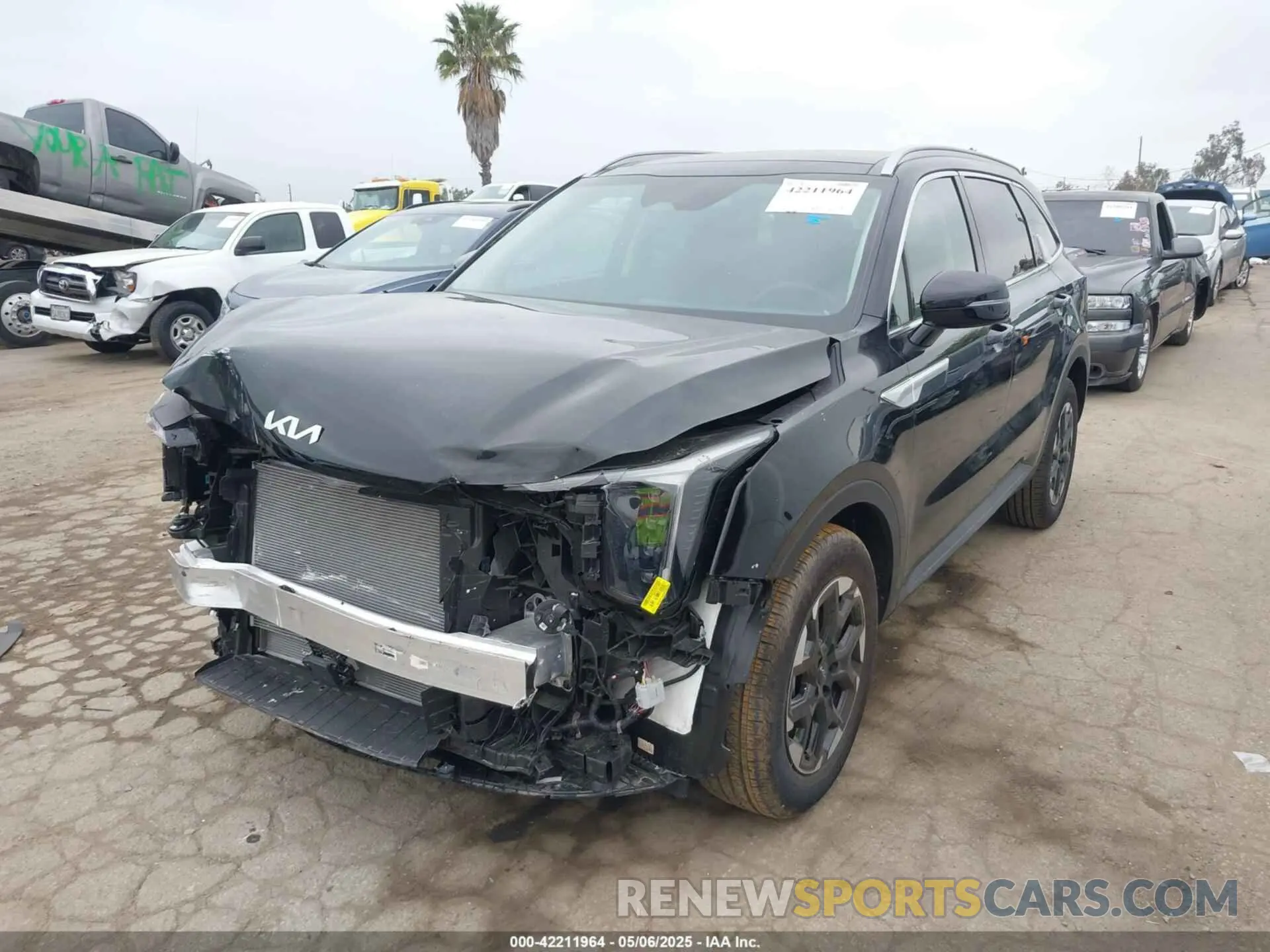 2 Photograph of a damaged car 5XYRL4JC9SG342414 KIA SORENTO 2025