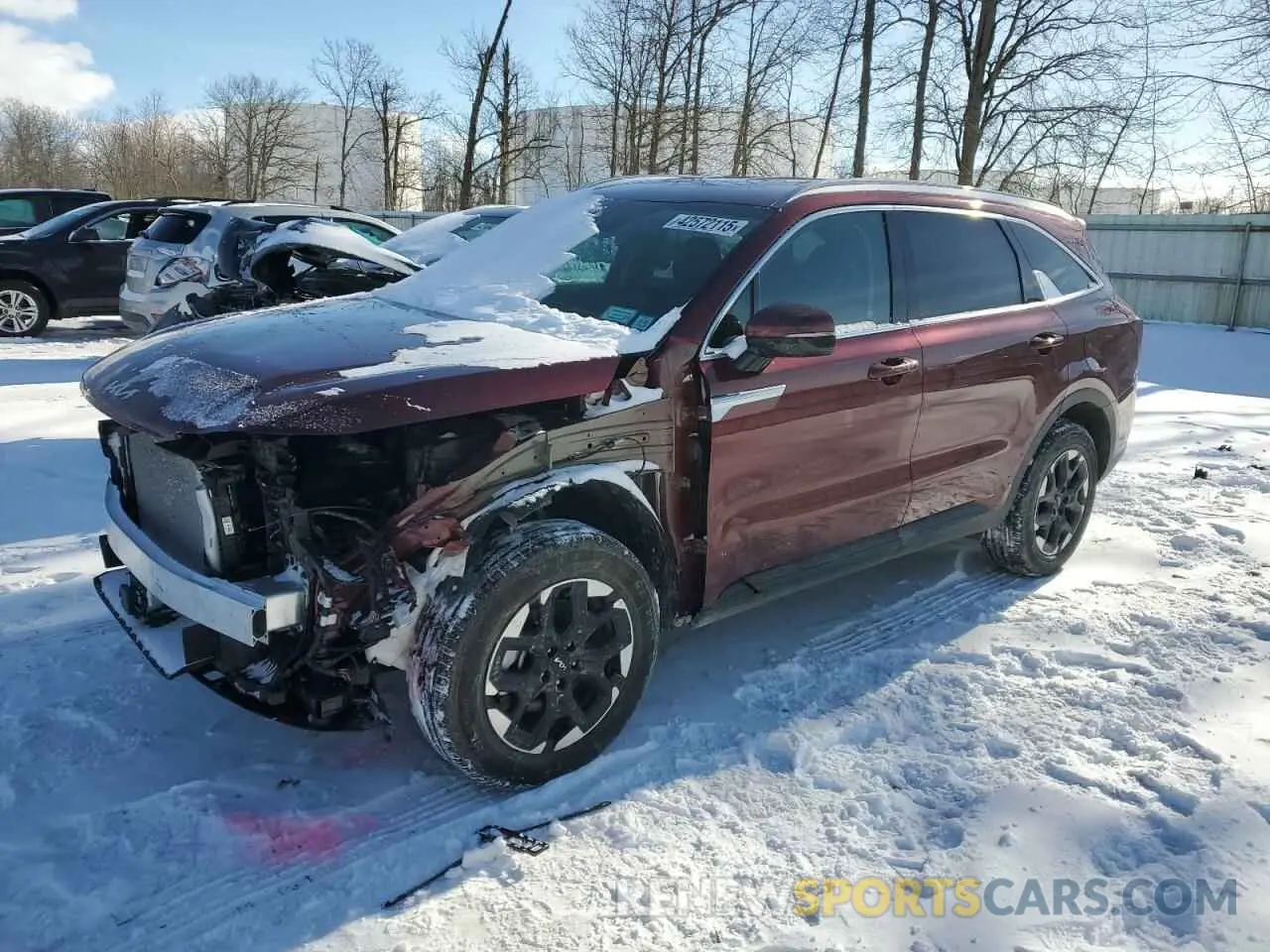 1 Photograph of a damaged car 5XYRLDJC1SG326045 KIA SORENTO 2025