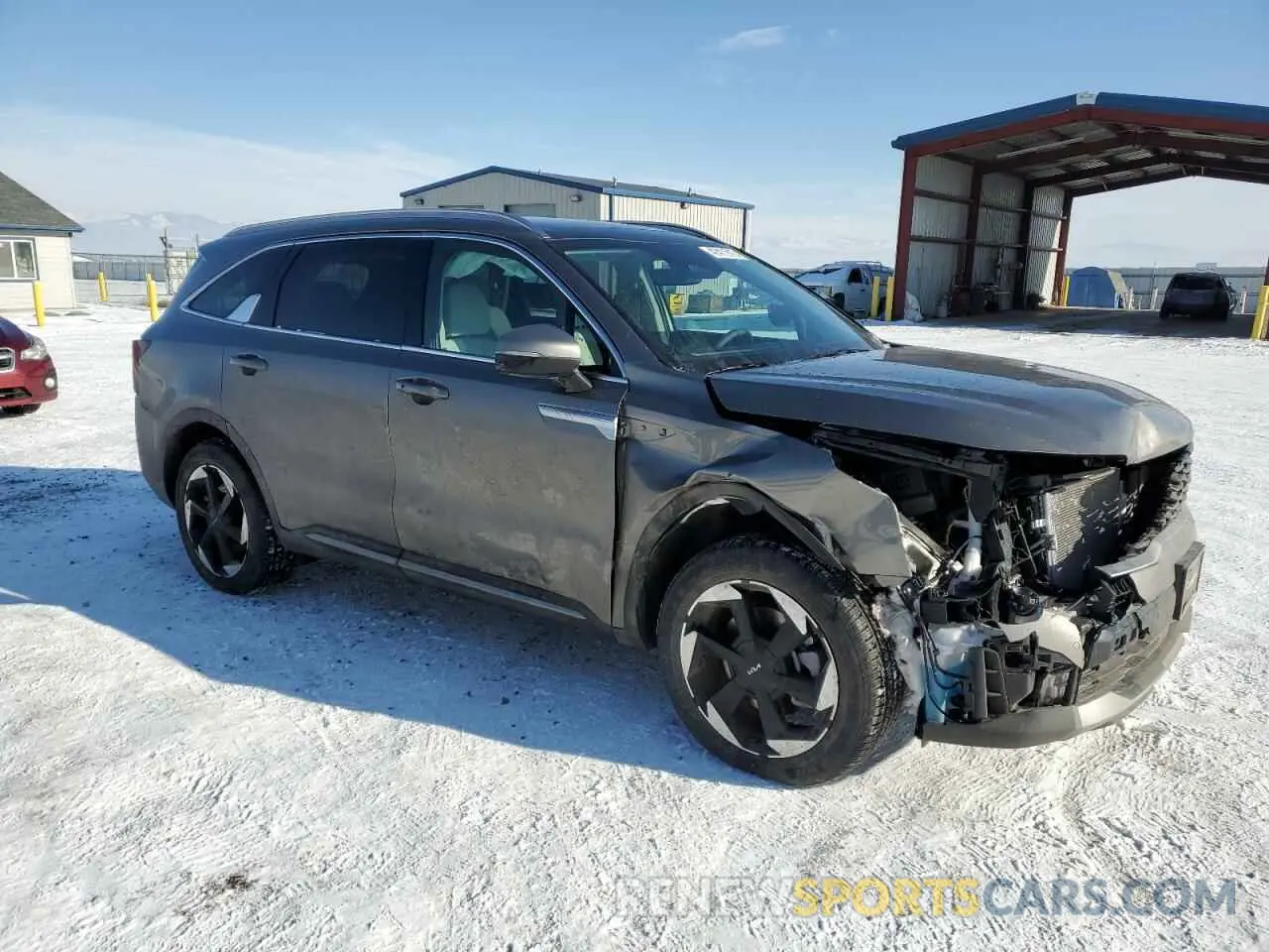 4 Photograph of a damaged car KNDRHDJG5S5339295 KIA SORENTO 2025