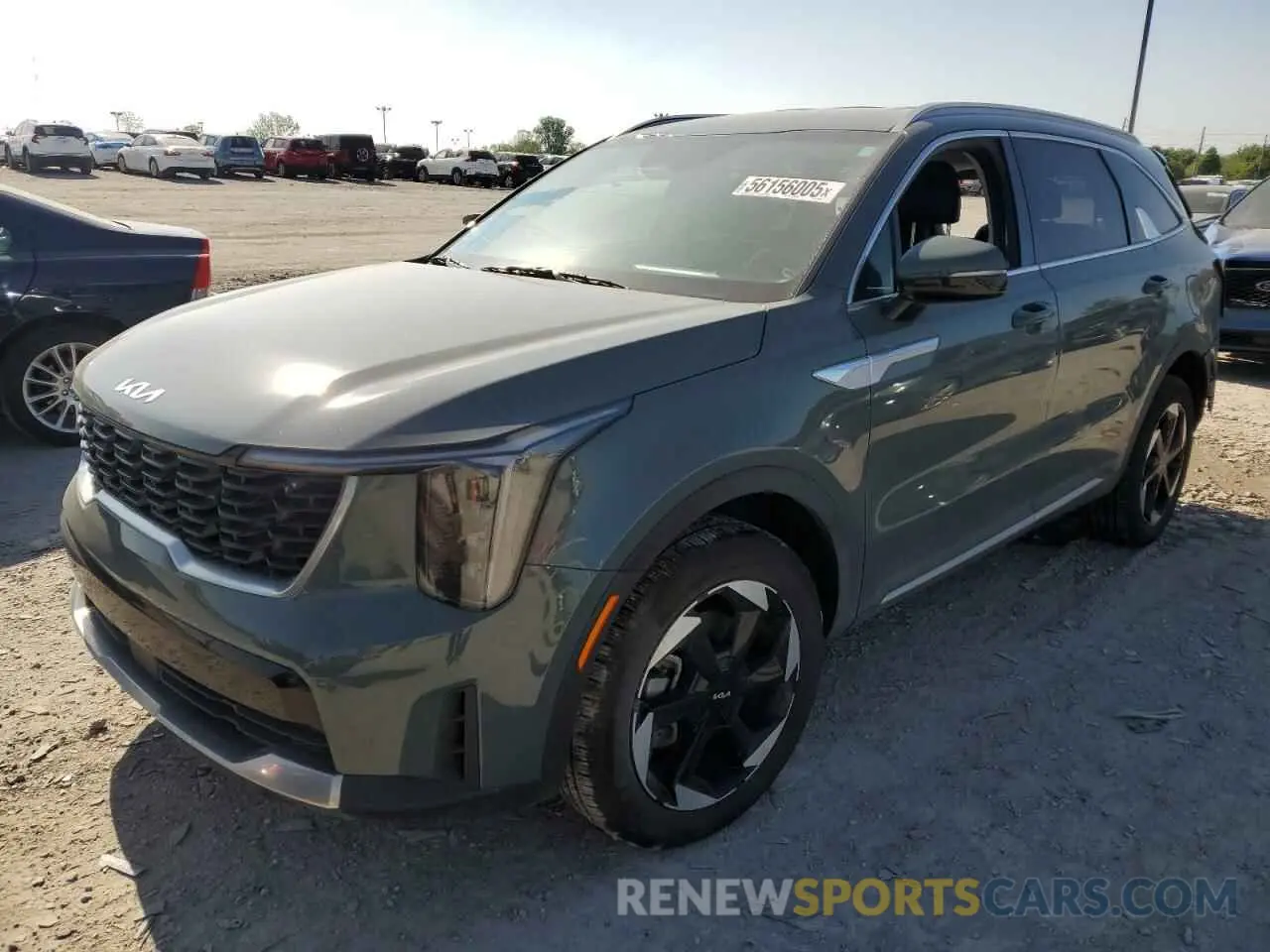 1 Photograph of a damaged car KNDRHDJGXS5321150 KIA SORENTO 2025