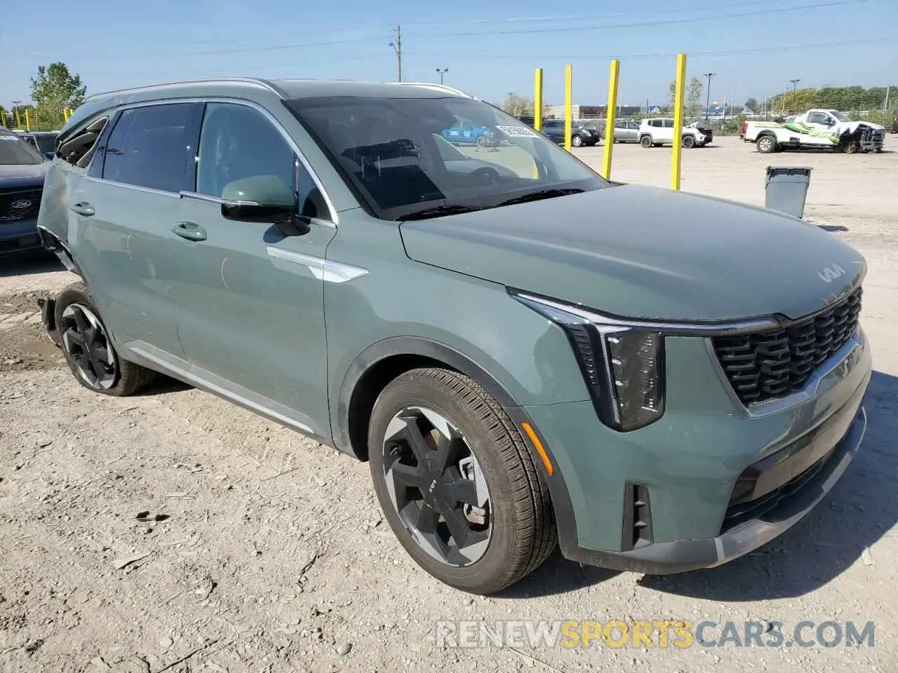 4 Photograph of a damaged car KNDRHDJGXS5321150 KIA SORENTO 2025