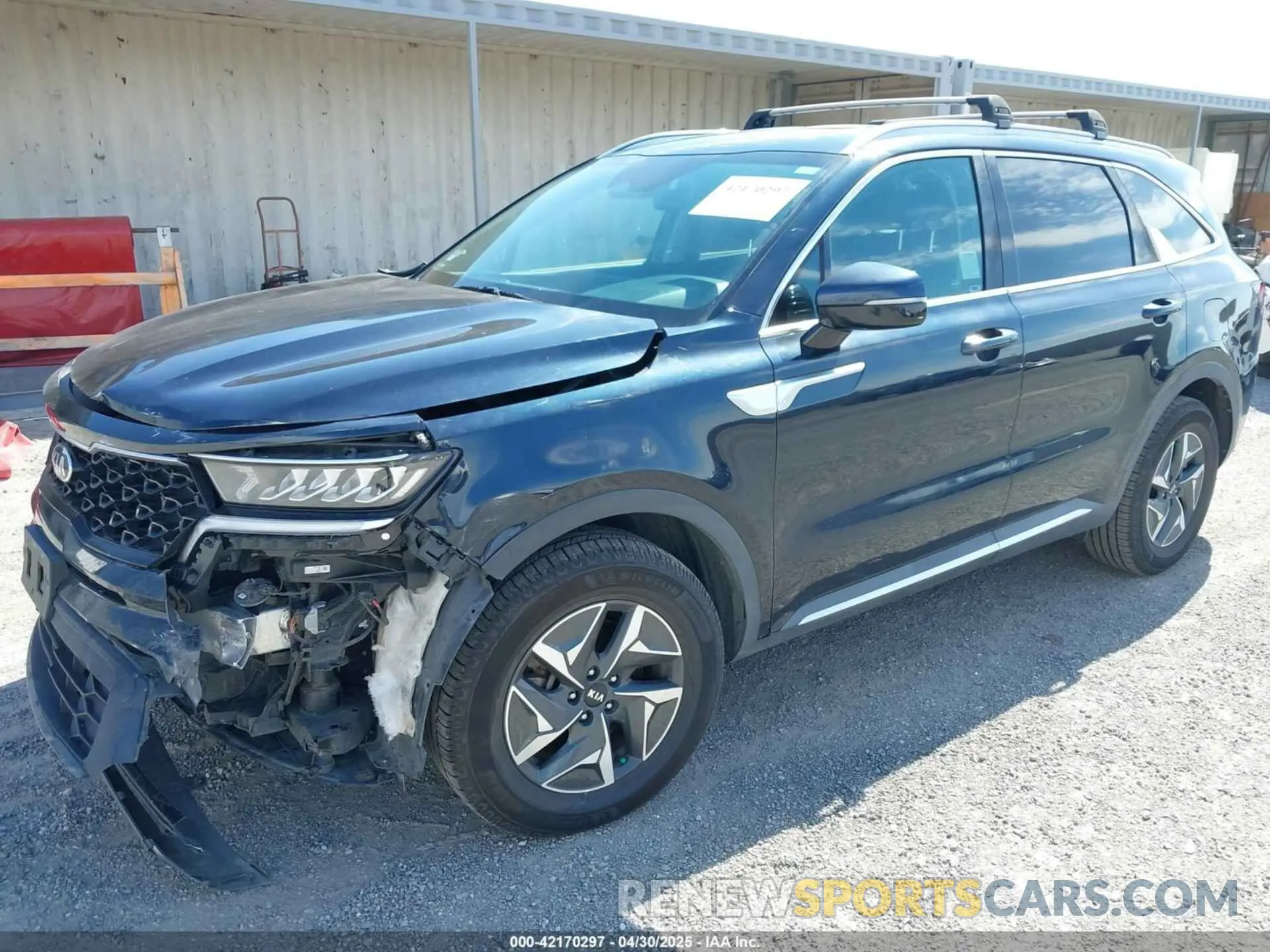 2 Photograph of a damaged car KNDRG4LG5M5057404 KIA SORENTO HYBRID 2021