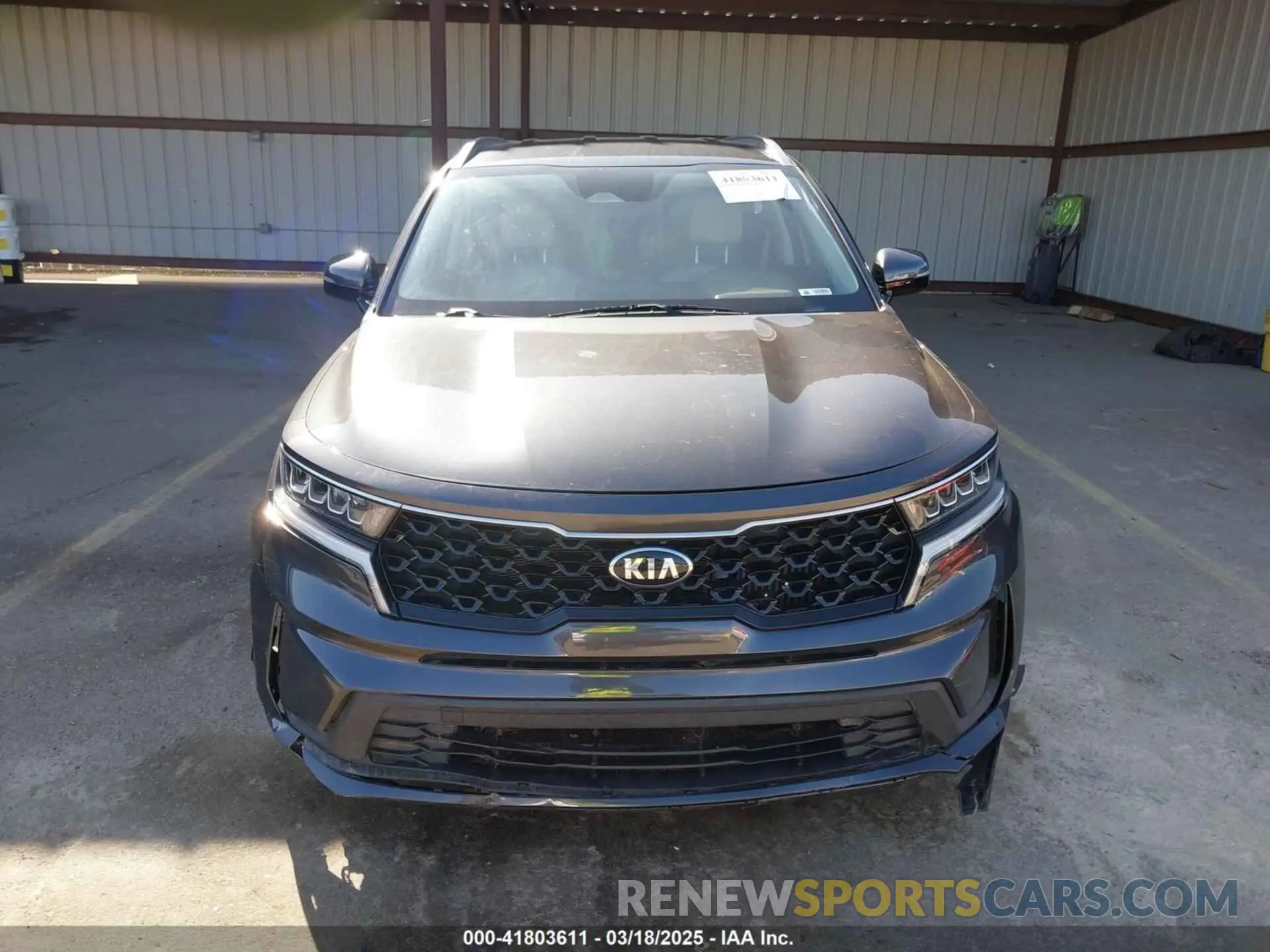 11 Photograph of a damaged car KNDRG4LG7M5038420 KIA SORENTO HYBRID 2021