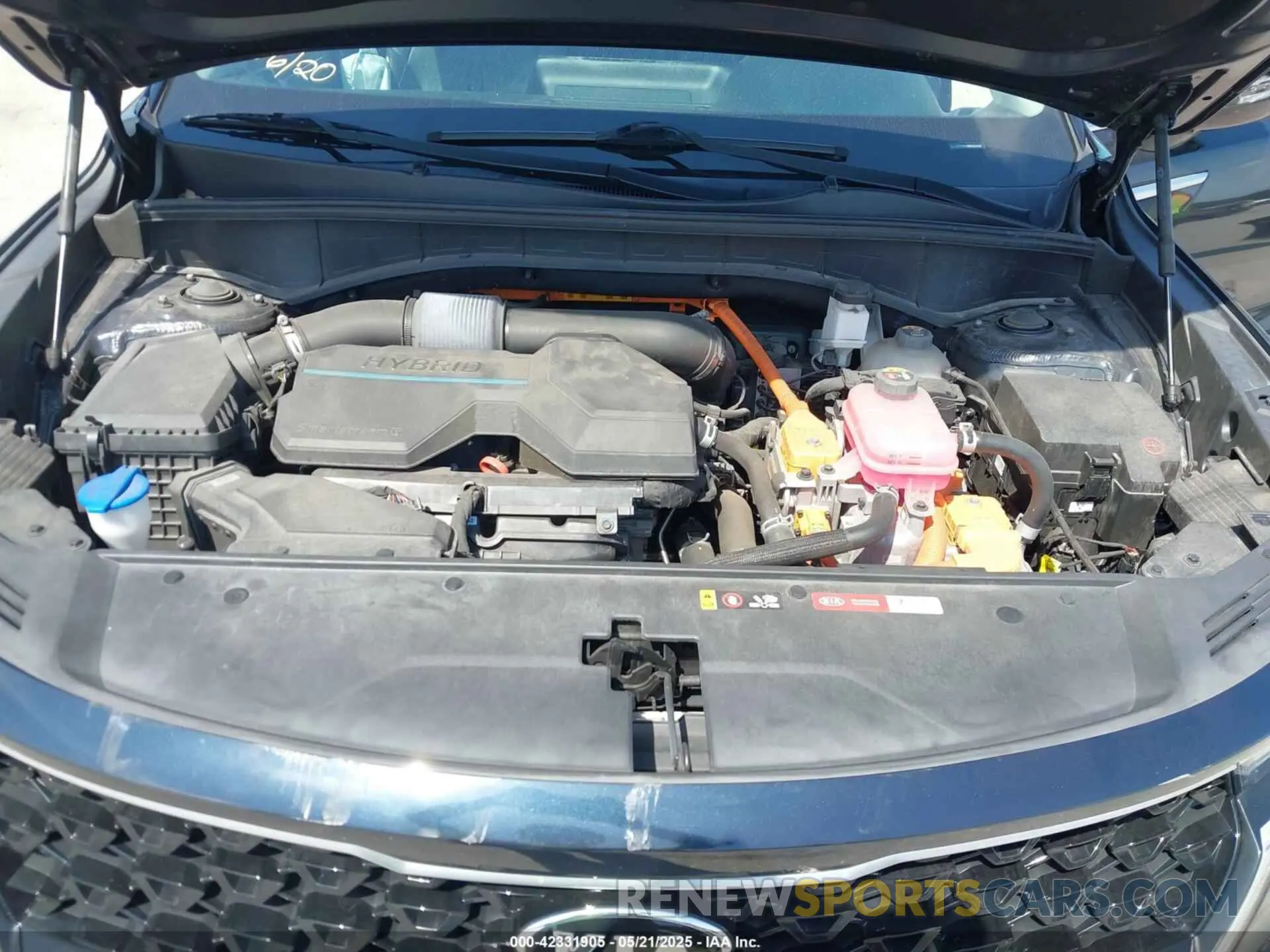 10 Photograph of a damaged car KNDRH4LG3M5024463 KIA SORENTO HYBRID 2021