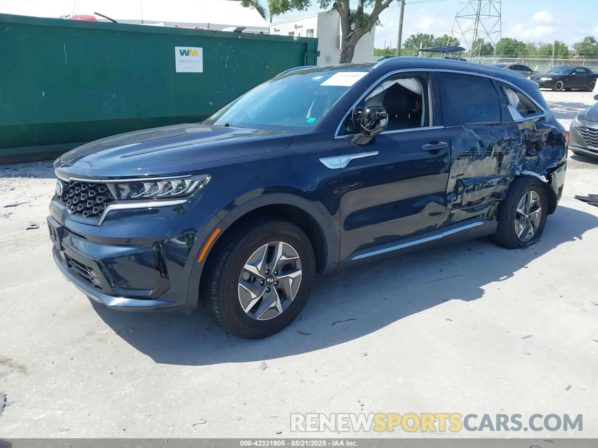 2 Photograph of a damaged car KNDRH4LG3M5024463 KIA SORENTO HYBRID 2021