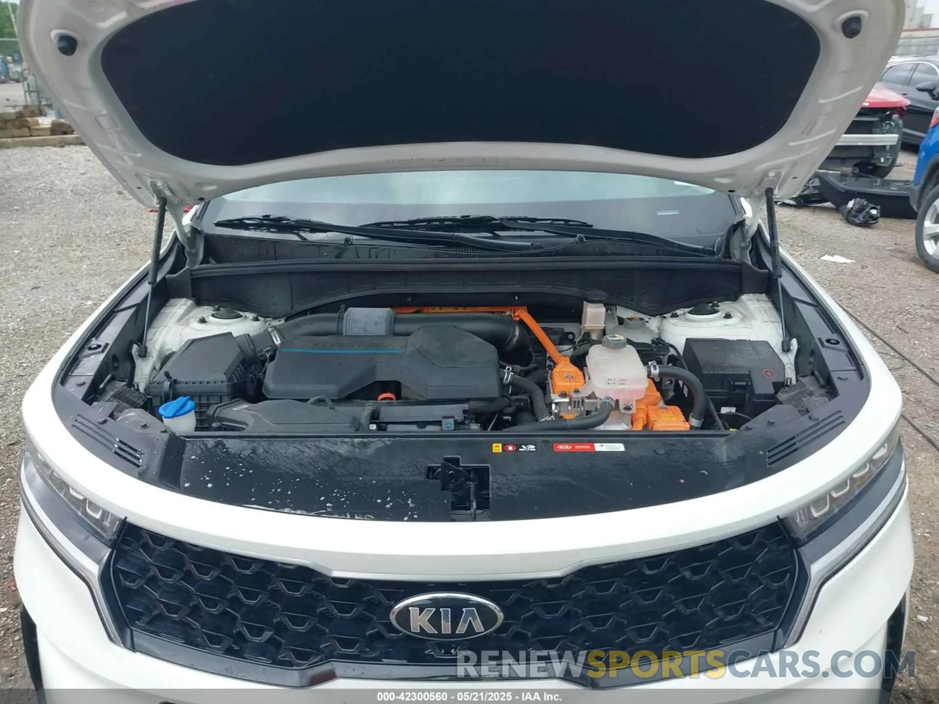 10 Photograph of a damaged car KNDRH4LG8M5035166 KIA SORENTO HYBRID 2021