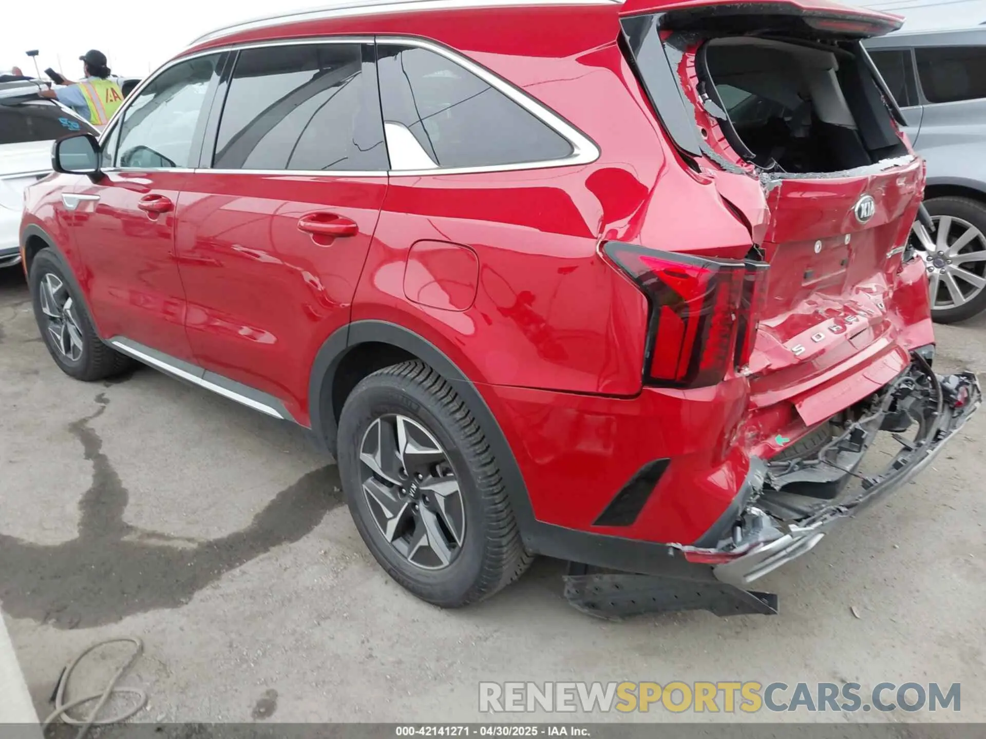 3 Photograph of a damaged car KNDRH4LGXM5033337 KIA SORENTO HYBRID 2021