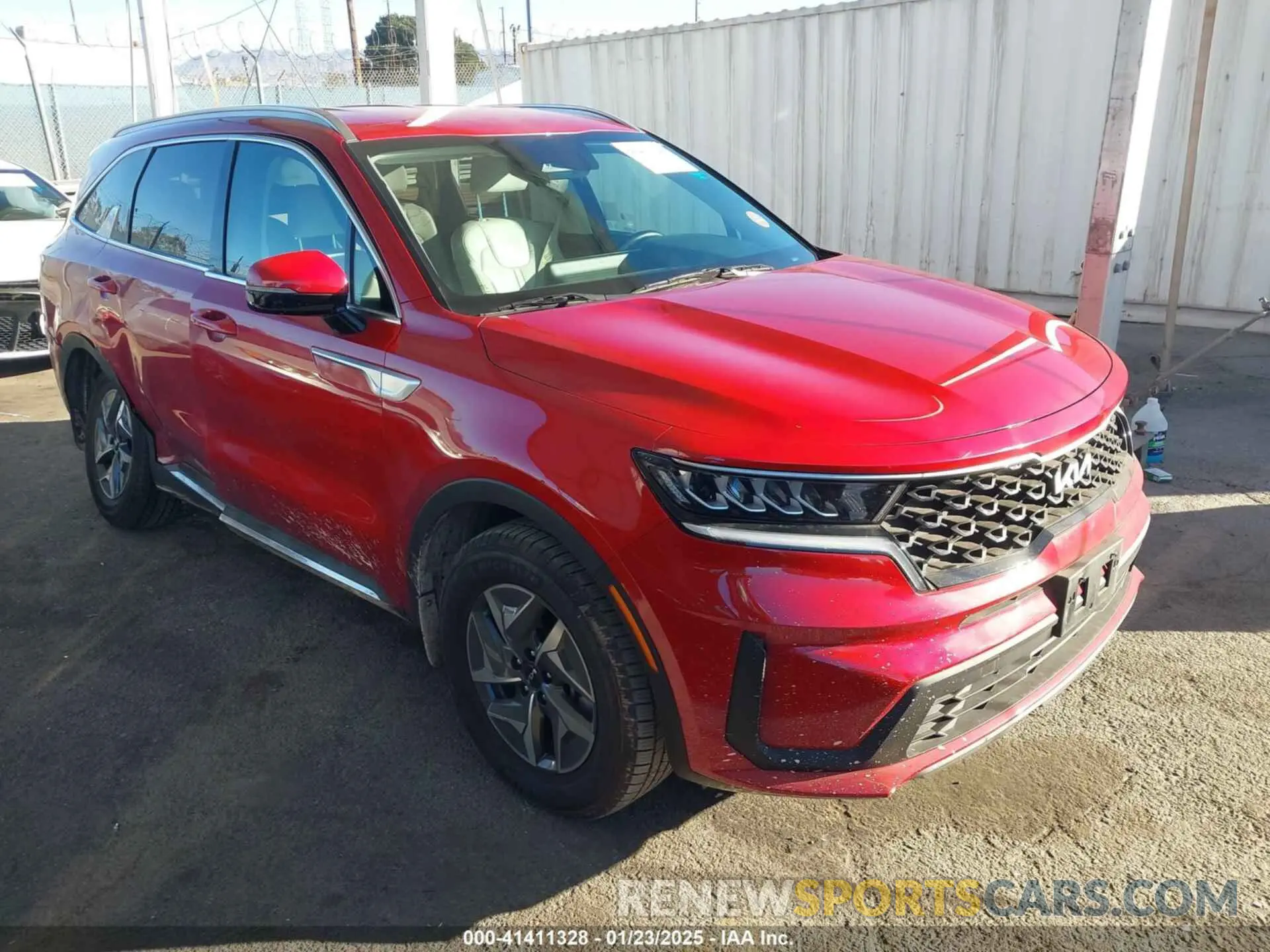 1 Photograph of a damaged car KNDRG4LG2N5092824 KIA SORENTO HYBRID 2022
